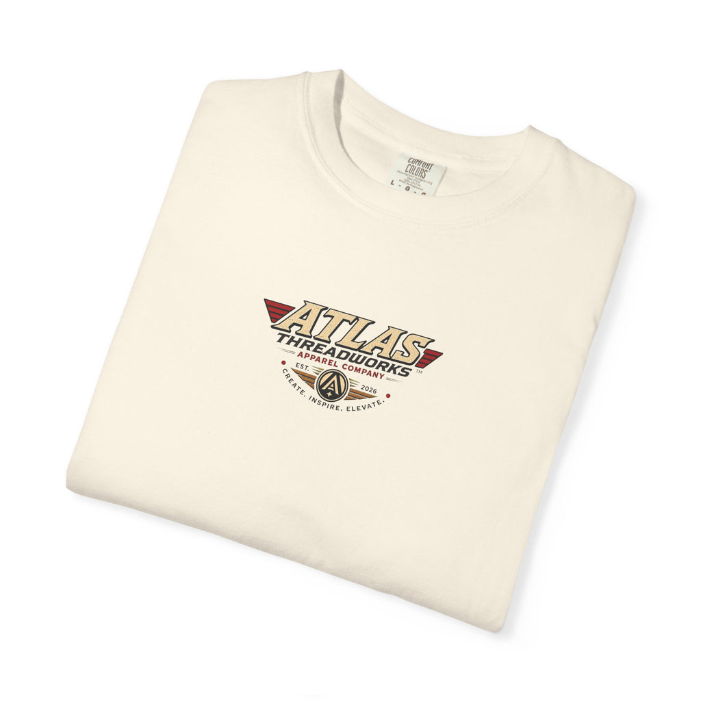Atlas Threadworks Robot Logo T-Shirt — Vintage Retro Graphic Tee