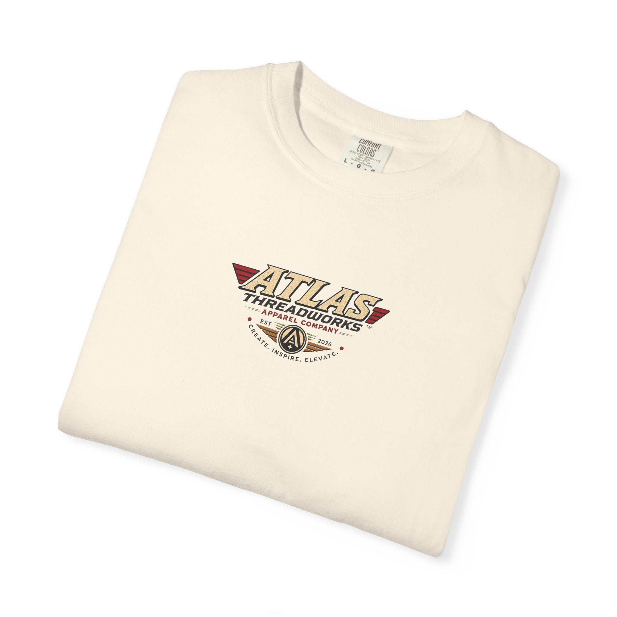 Atlas Threadworks Robot Logo T-Shirt — Vintage Retro Graphic Tee