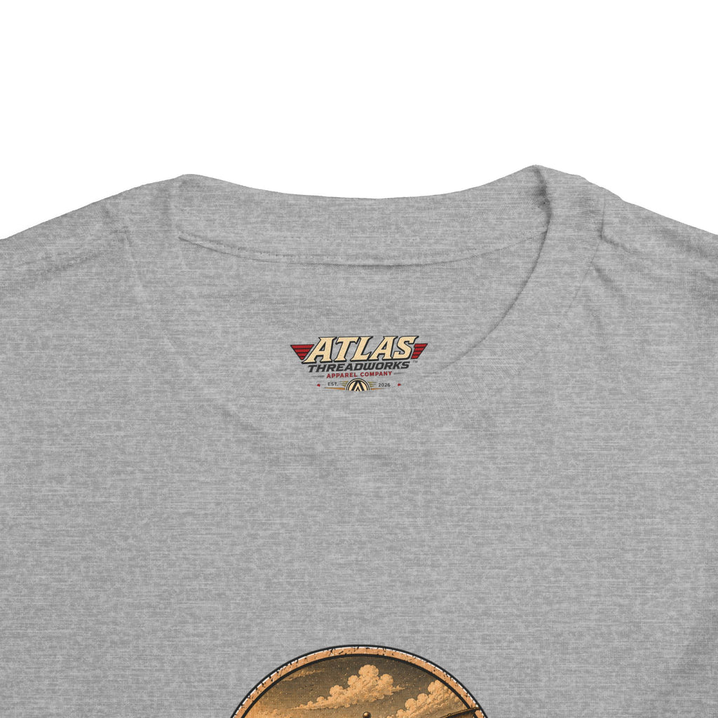 Atlas Threadworks Toddler Tee — Vintage Aviation Logo Shirt