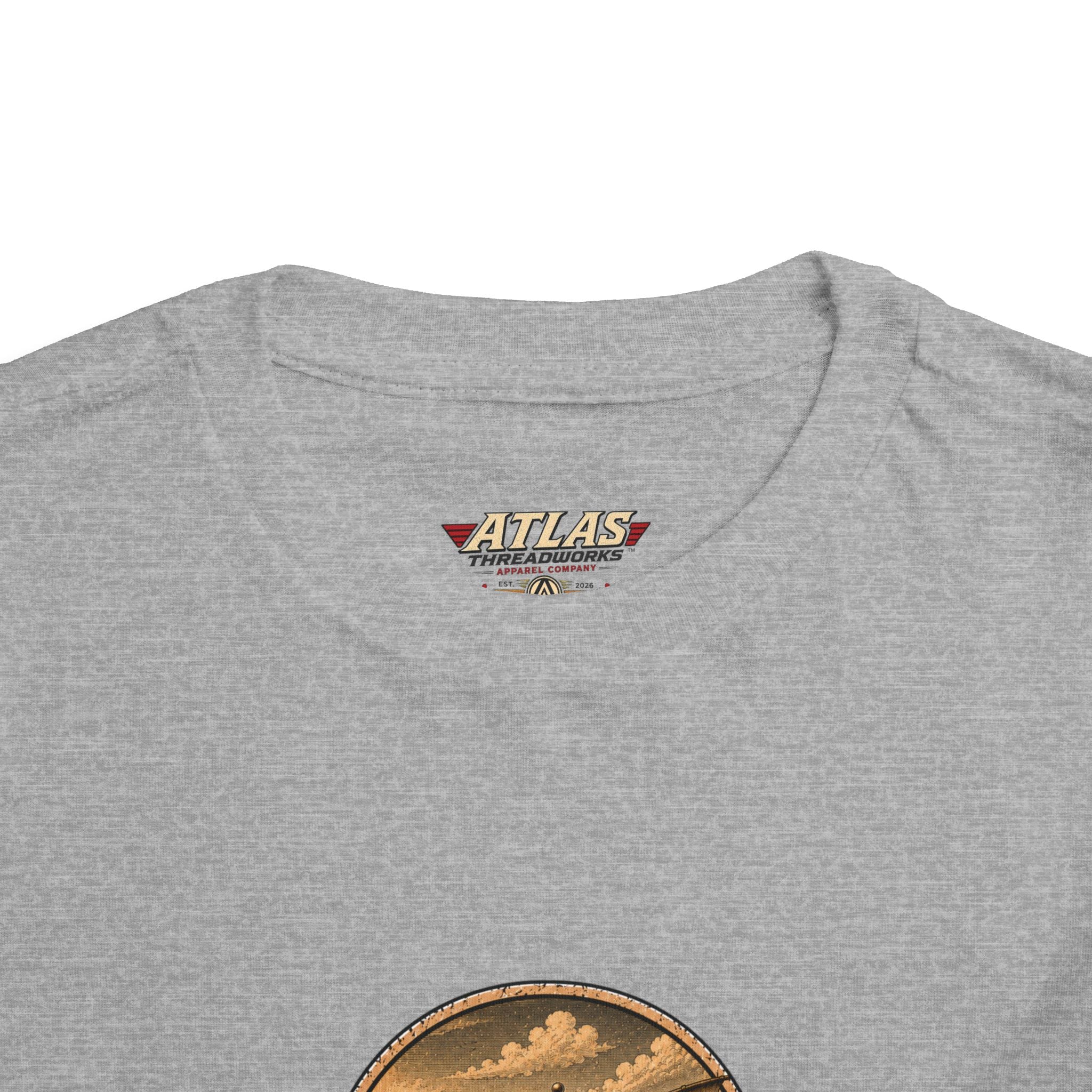 Atlas Threadworks Toddler Tee — Vintage Aviation Logo Shirt