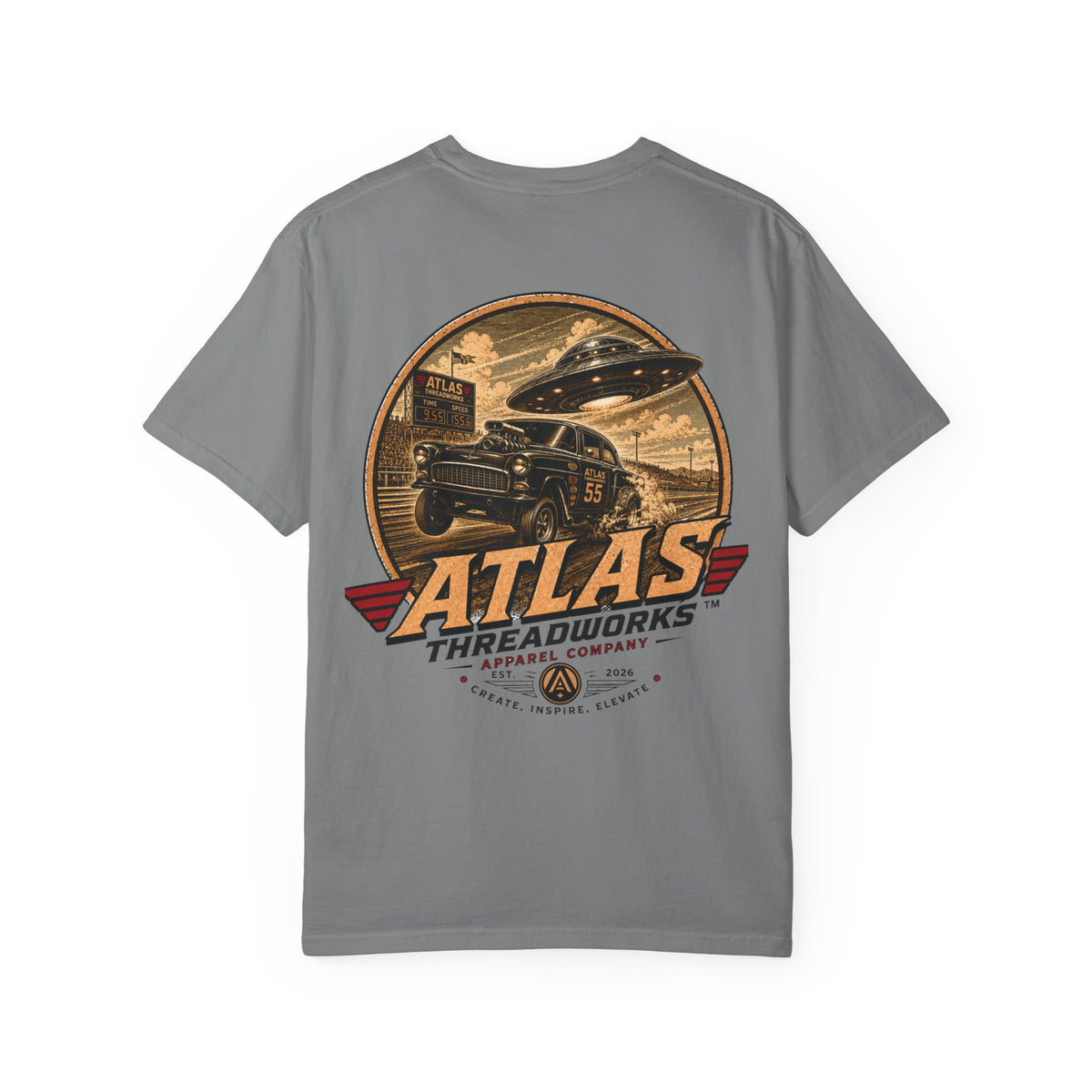 Atlas Threadworks Vintage UFO Gasser Chase Tee