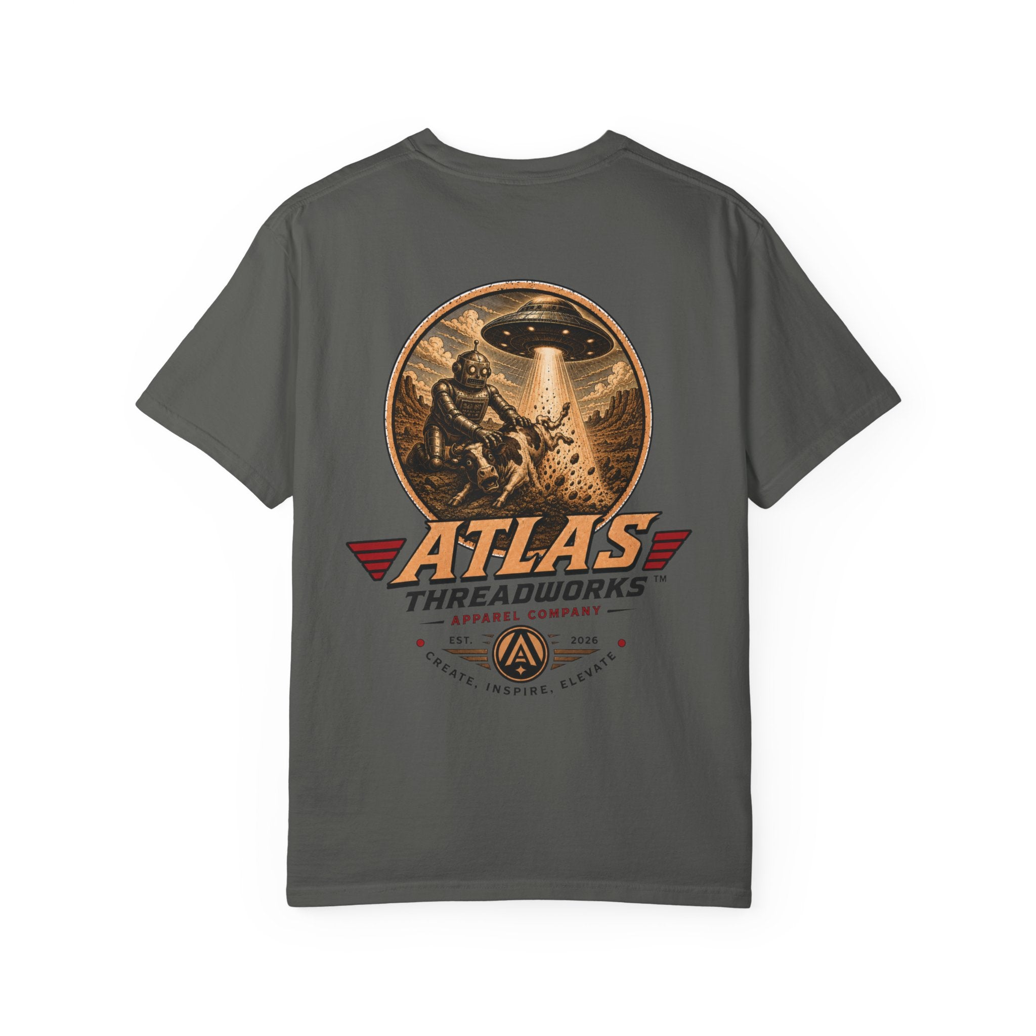 Atlas Threadworks Graphic T-Shirt — Vintage UFO Logo Tee