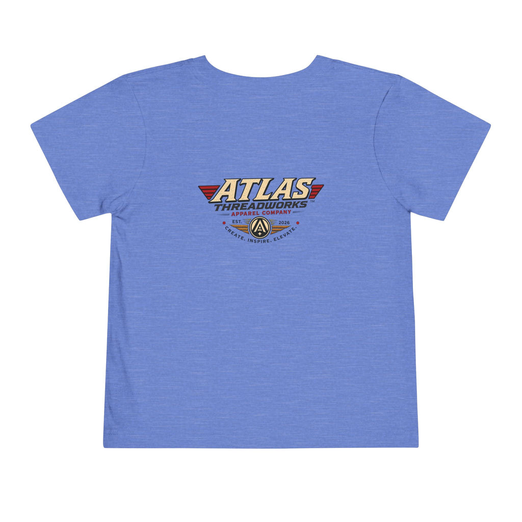 Toddler Tee — Atlas Threadworks Vintage Learning to Drive Logo Kids Shirt