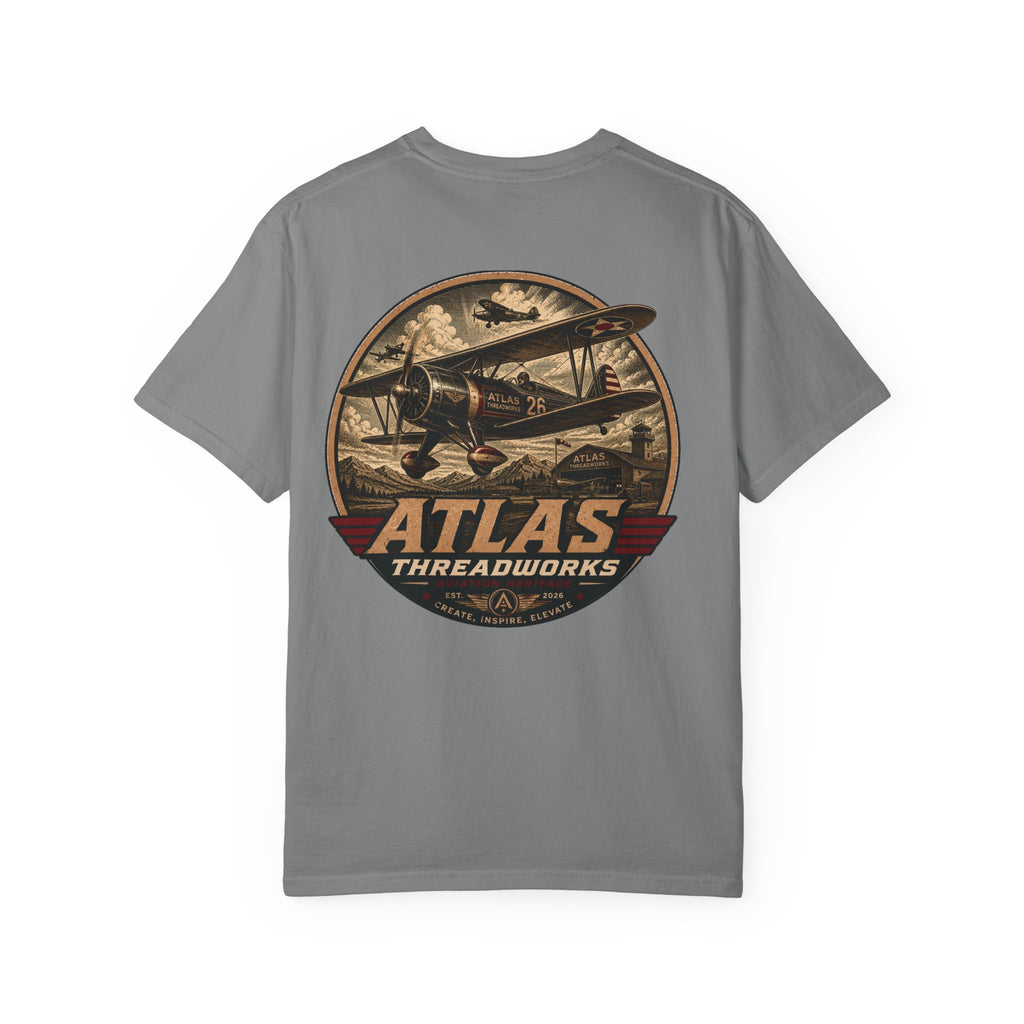 Atlas Threadworks Vintage Airplane T-shirt