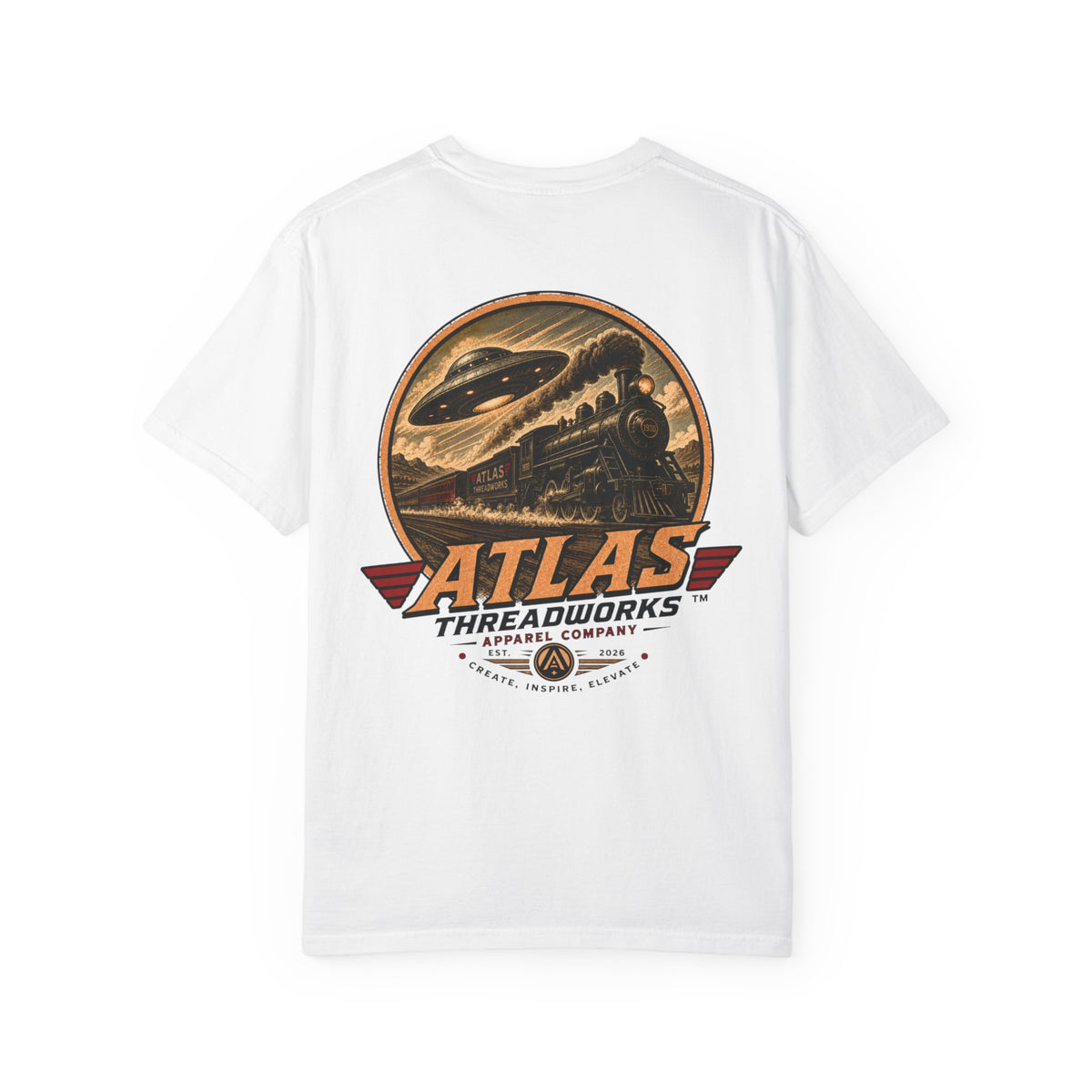 Atlas Threadworks Vintage UFO Train T-Shirt