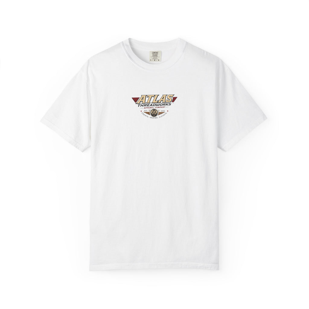Atlas Threadworks Robot Logo T-Shirt — Vintage Retro Graphic Tee