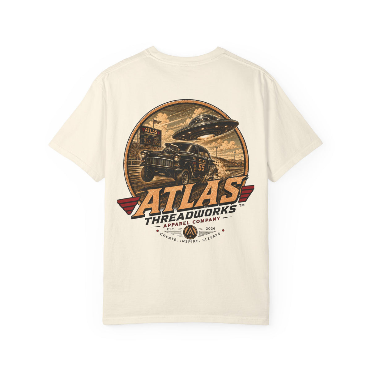 Atlas Threadworks Vintage UFO Gasser Chase Tee