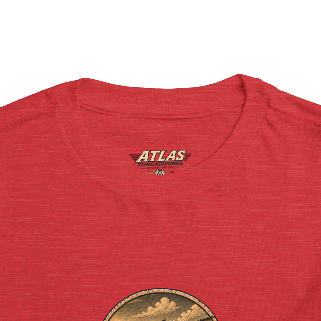 Atlas Threadworks Toddler Tee — Vintage Aviation Logo Shirt