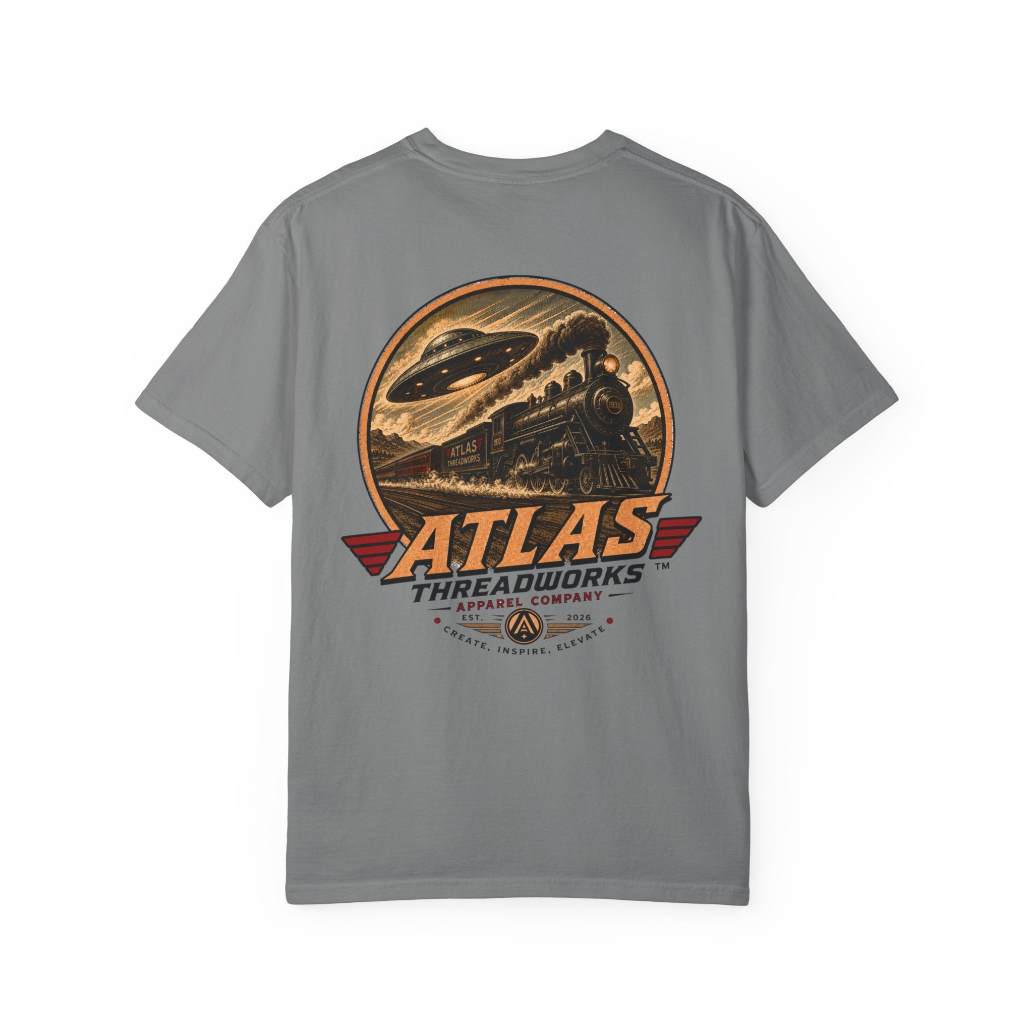 Atlas Threadworks Vintage UFO Train T-Shirt
