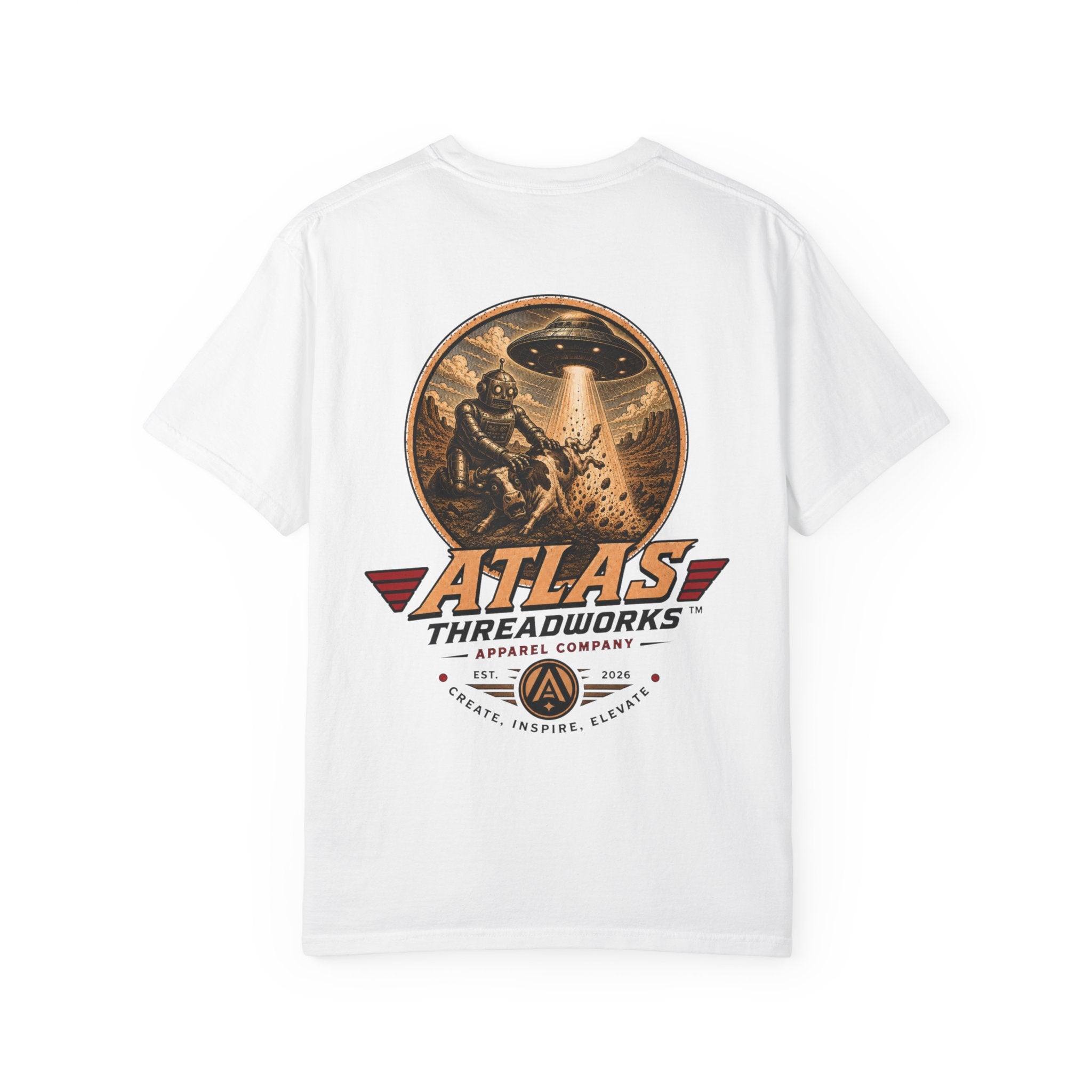 Atlas Threadworks Graphic T-Shirt — Vintage UFO Logo Tee