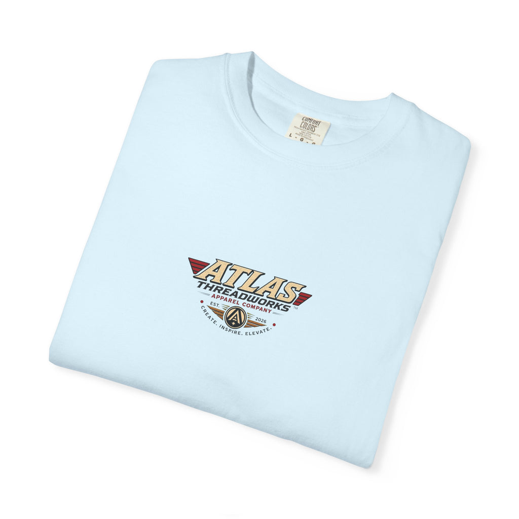 Atlas Threadworks Vintage Graphic T-Shirt — Retro Hummingbird Logo Tee