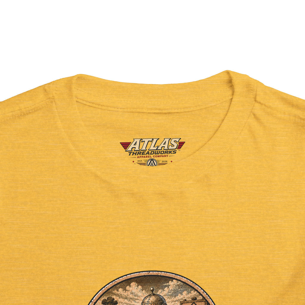 Toddler Tee — Atlas Threadworks Vintage Learning to Drive Logo Kids Shirt