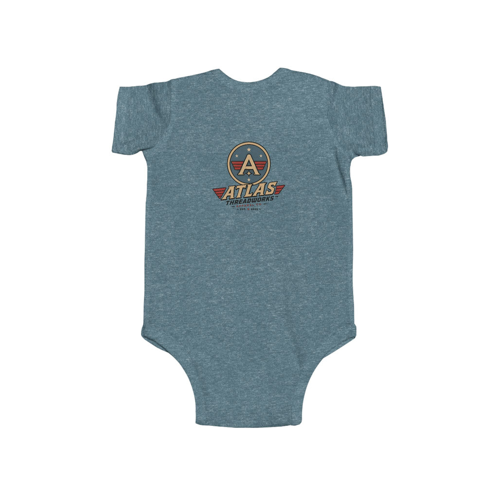 Cute Sloth Baby Bodysuit – Cozy Infant Onesie with Robot Explorer Graphic