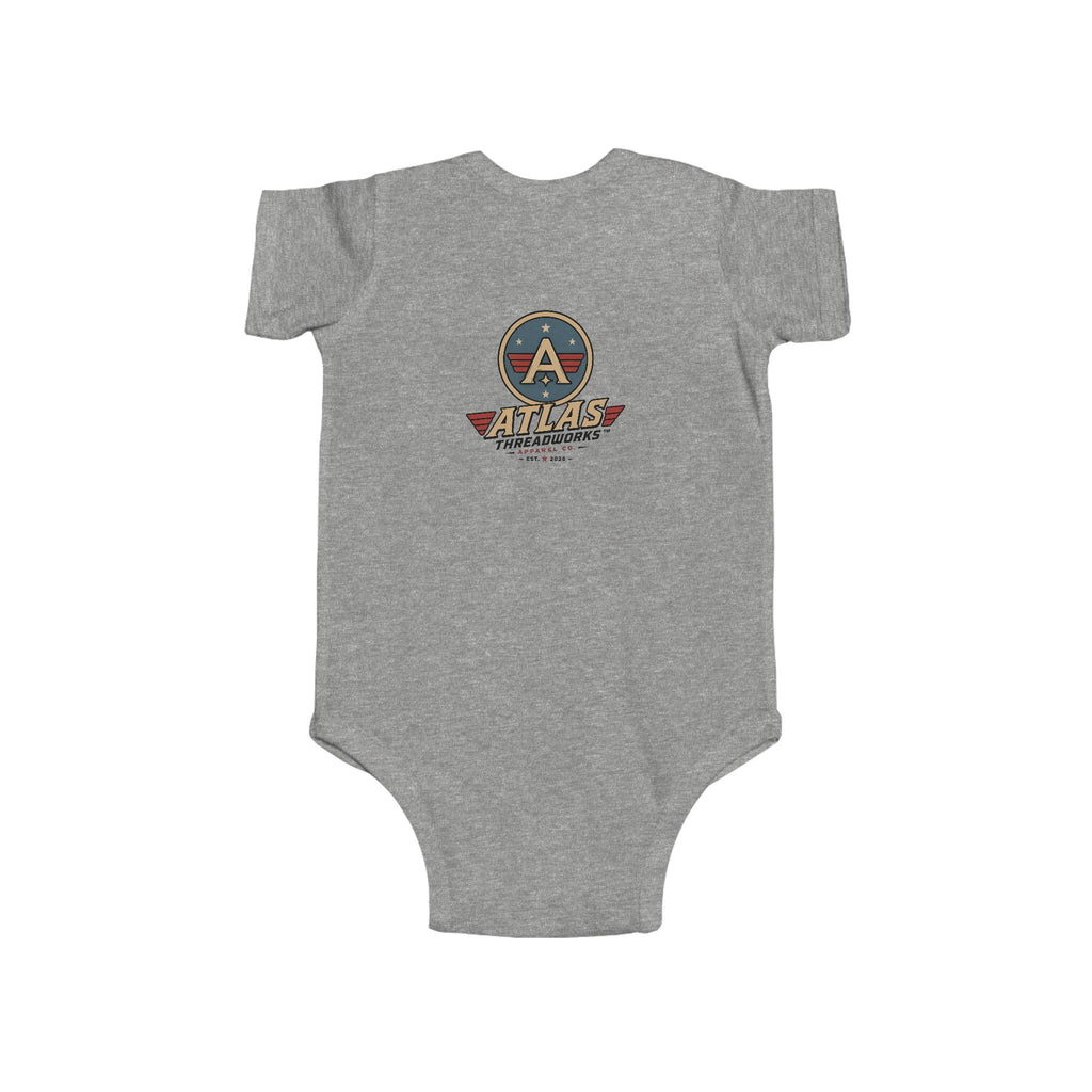 Cute Sloth Baby Bodysuit – Cozy Infant Onesie with Robot Explorer Graphic