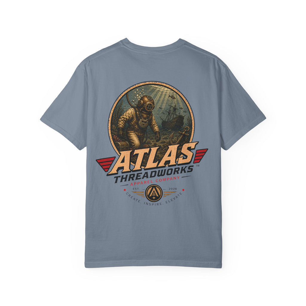 Atlas Threadworks Anchor Dive T-Shirt — Vintage Deep Sea Graphic Tee
