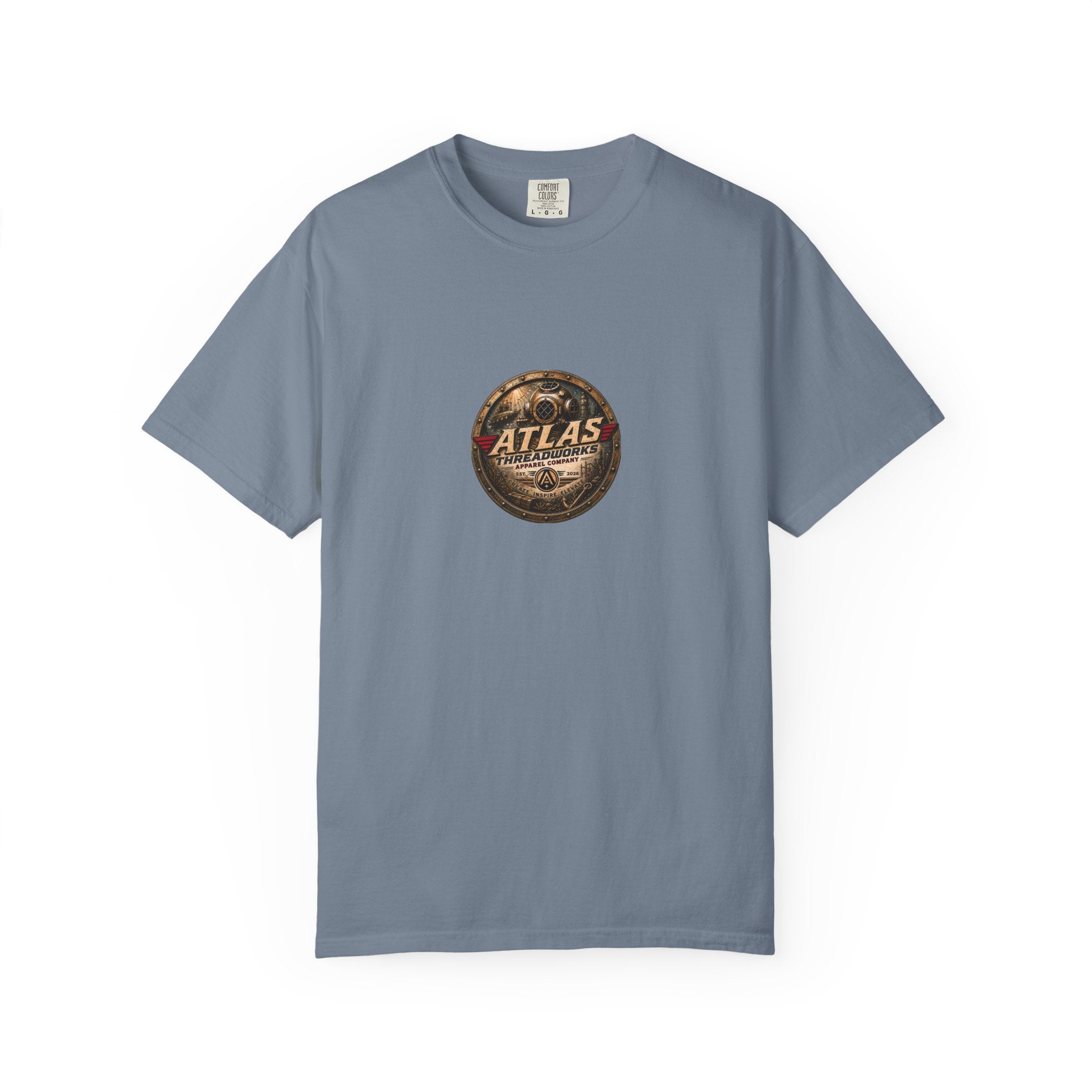 Atlas Threadworks Graphic T‑Shirt — Vintage Whale Logo Tee