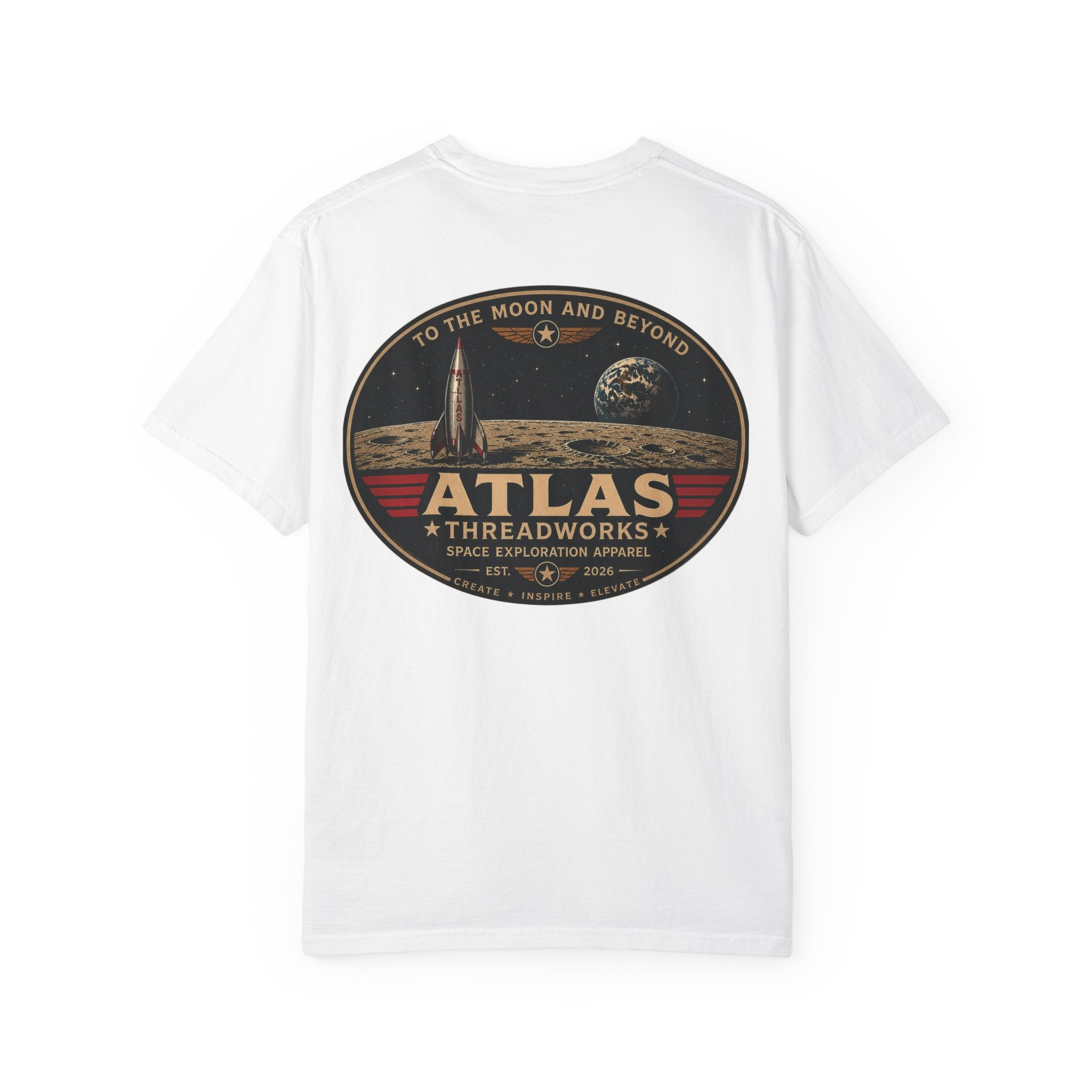 Atlas Threadworks Space Exploration Moon & Rocket