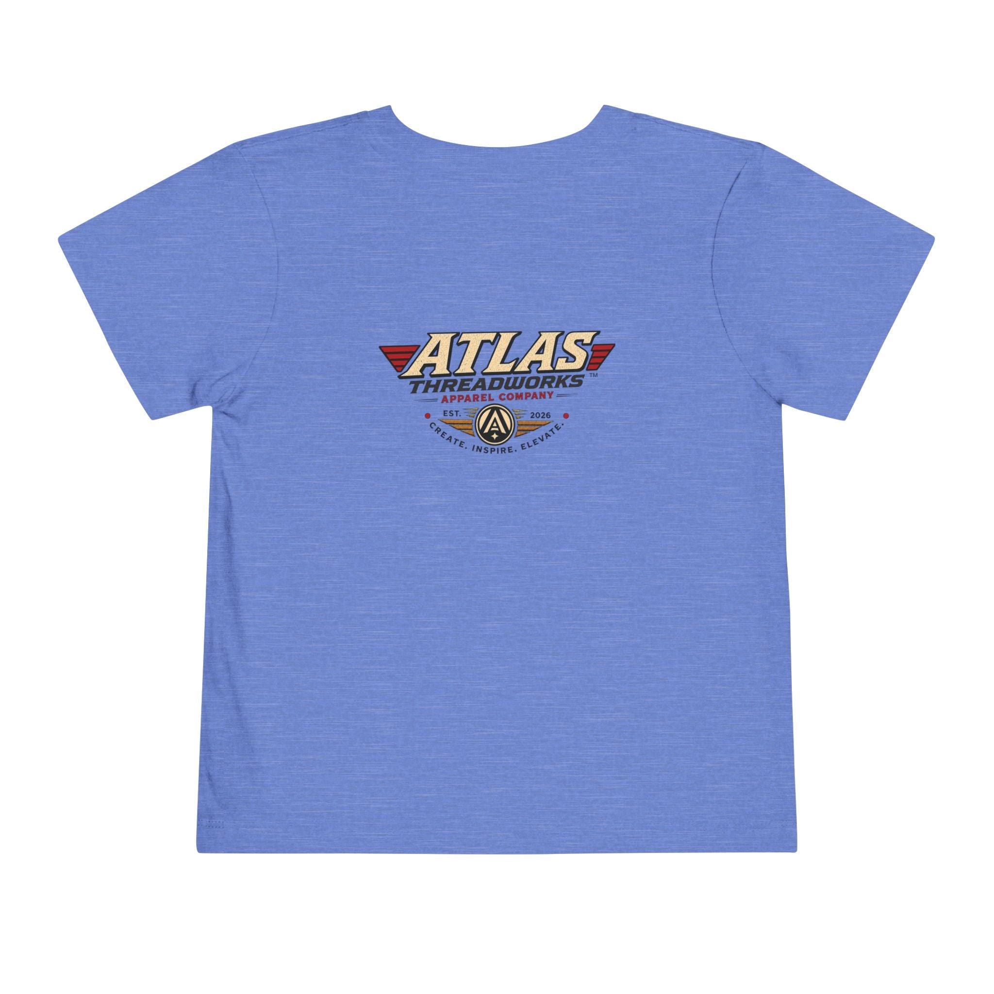 Atlas Threadworks Toddler Tee — Retro Rocket Logo Kids Shirt