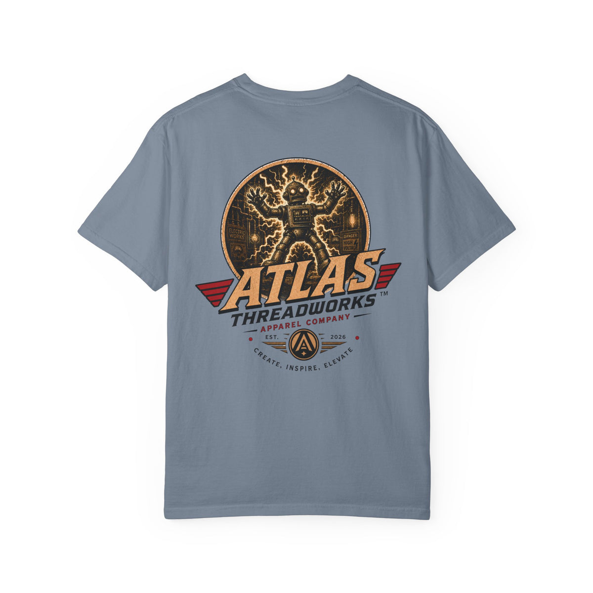 Atlas Threadworks Graphic T-Shirt — Vintage Electric Robot