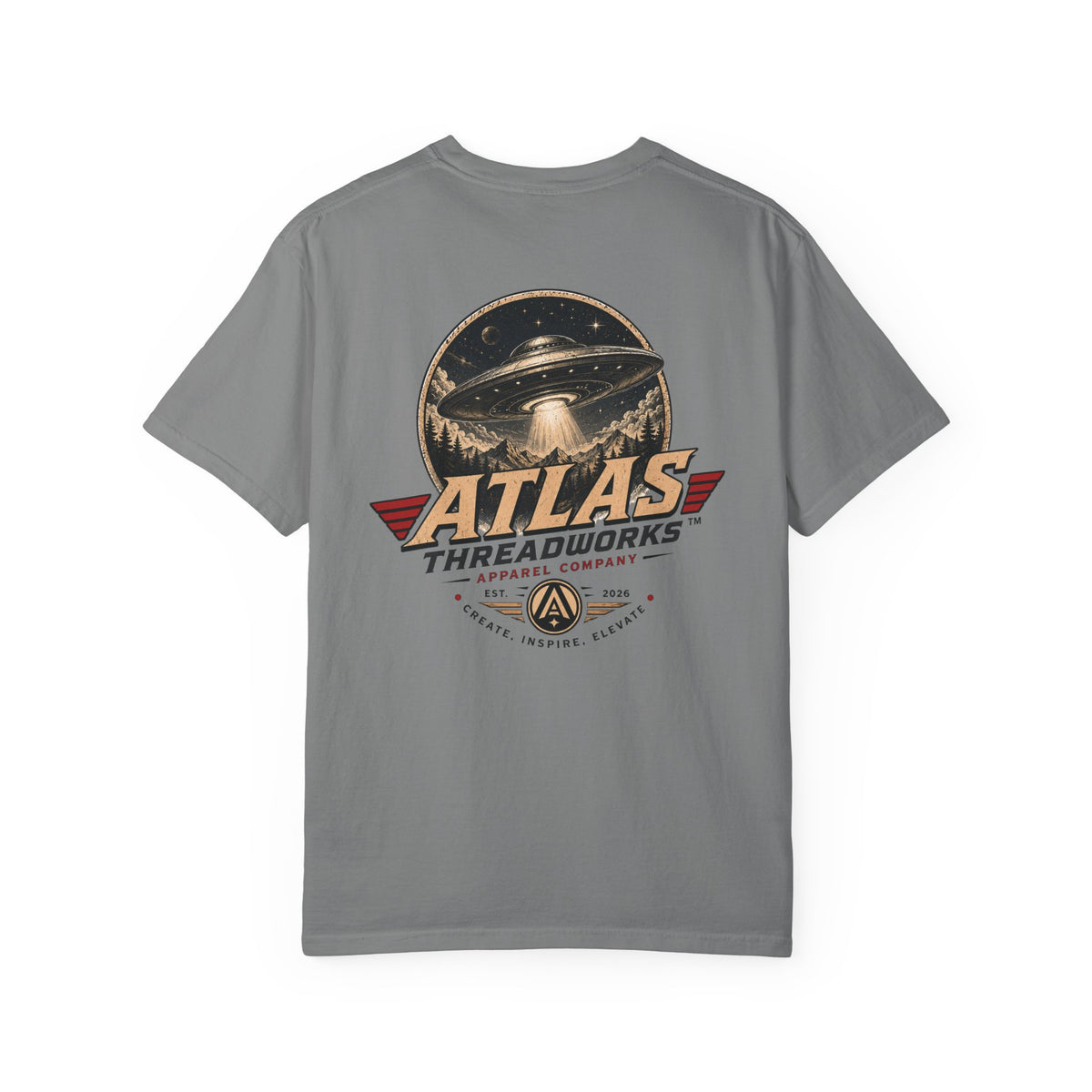 T-Shirt — Atlas Threadworks Vintage UFO Graphic Tee