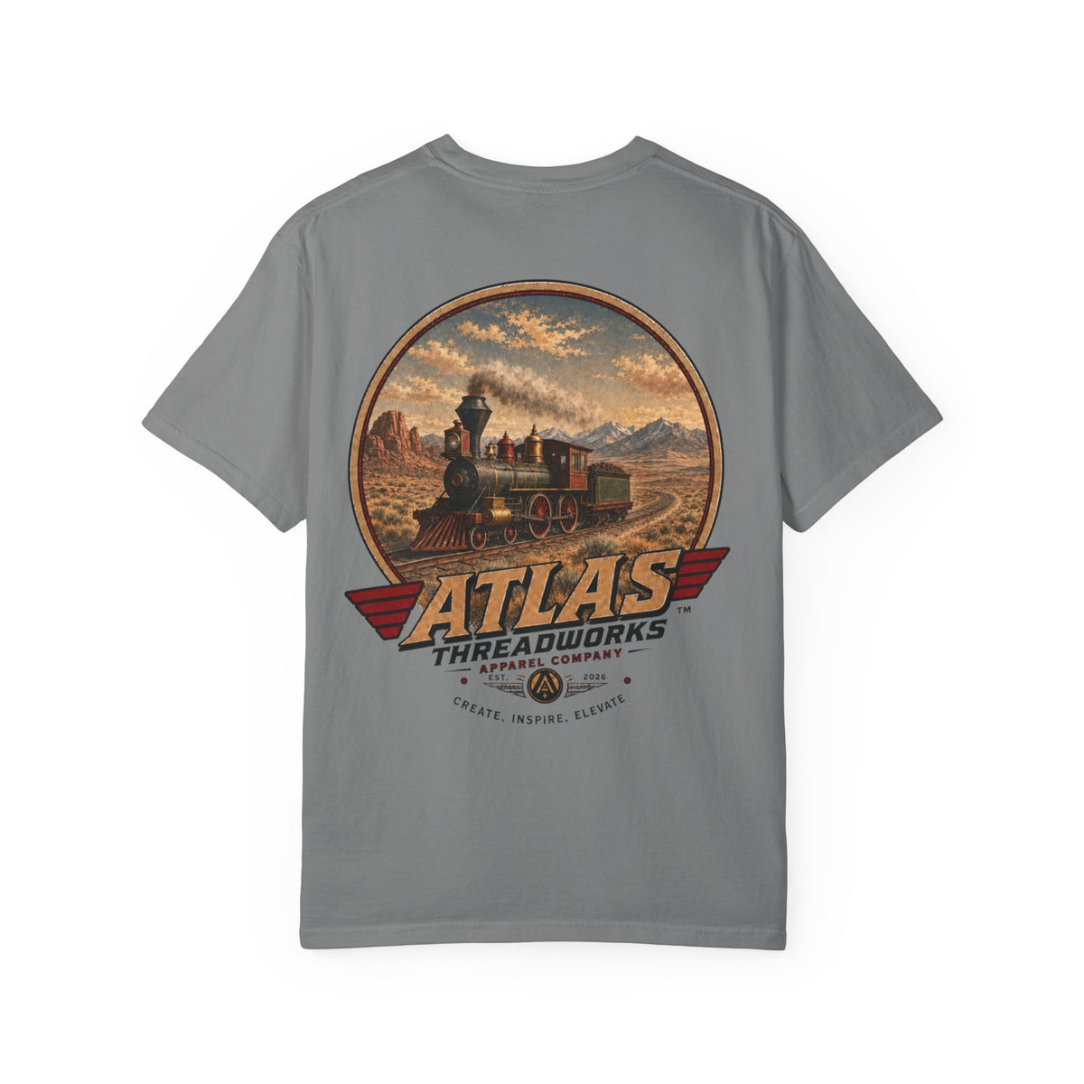 Atlas Threadworks Vintage Train T-Shirt