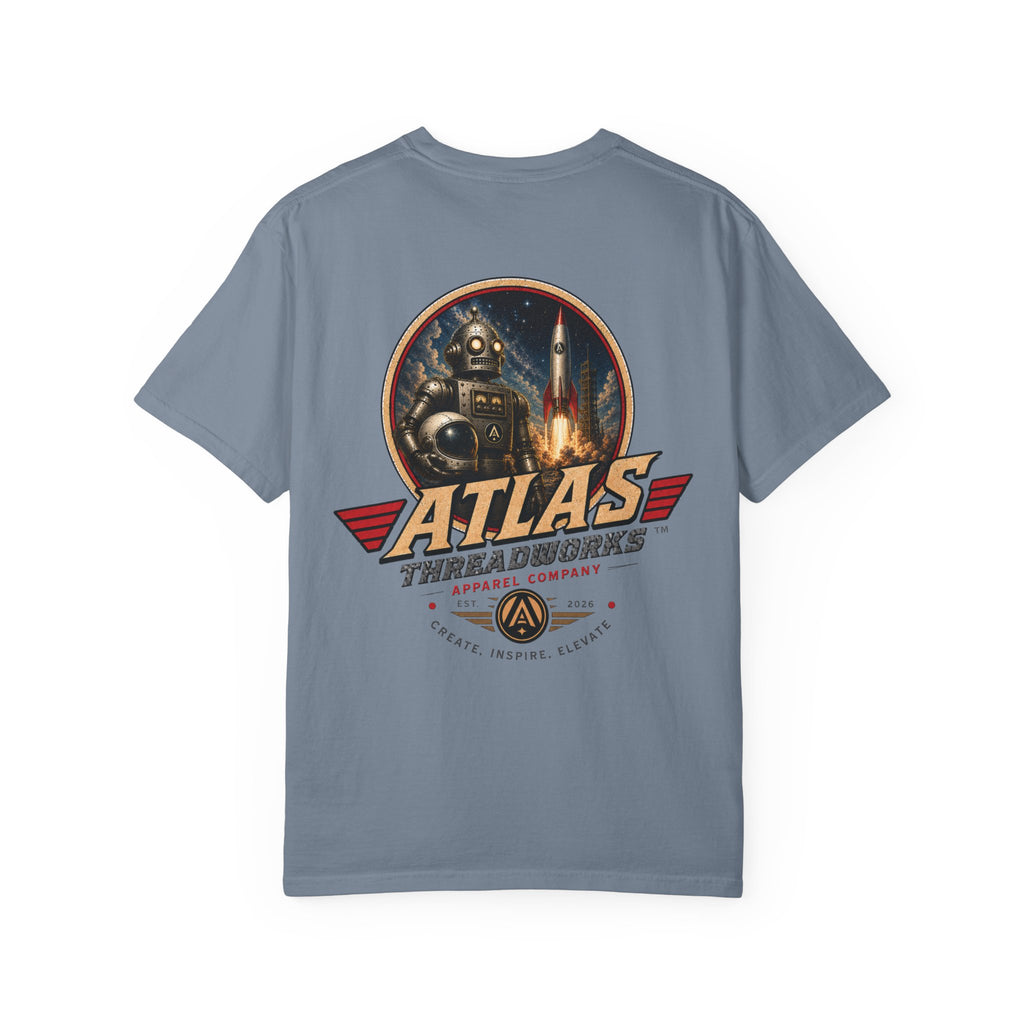 Atlas Threadworks Retro Robot Space Tee