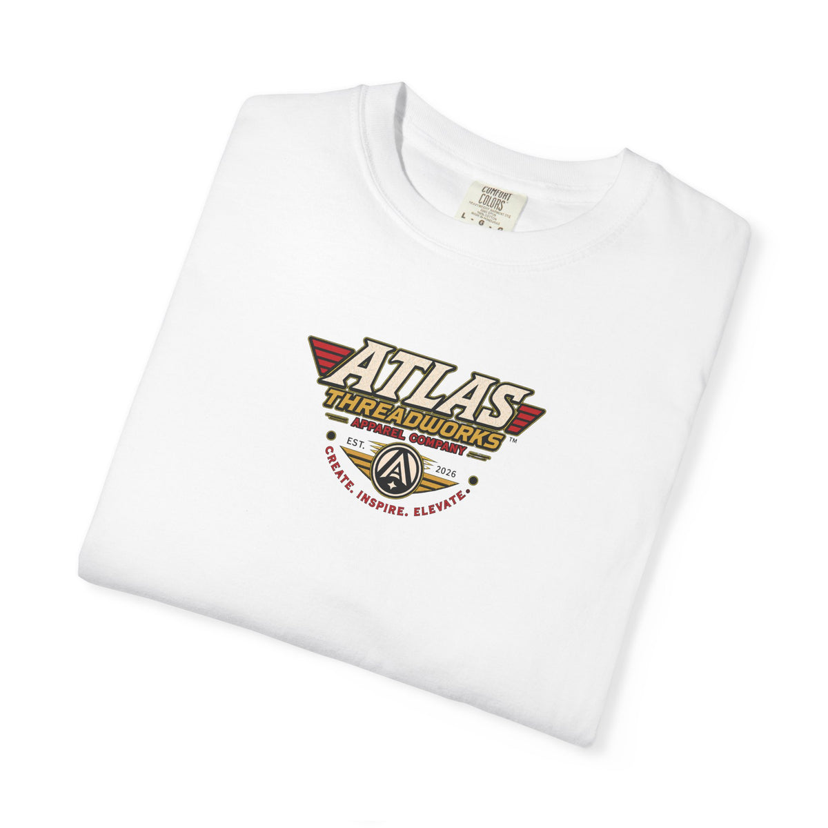 Atlas Threadworks Graphic T-Shirt — Vintage UFO Robot Chase