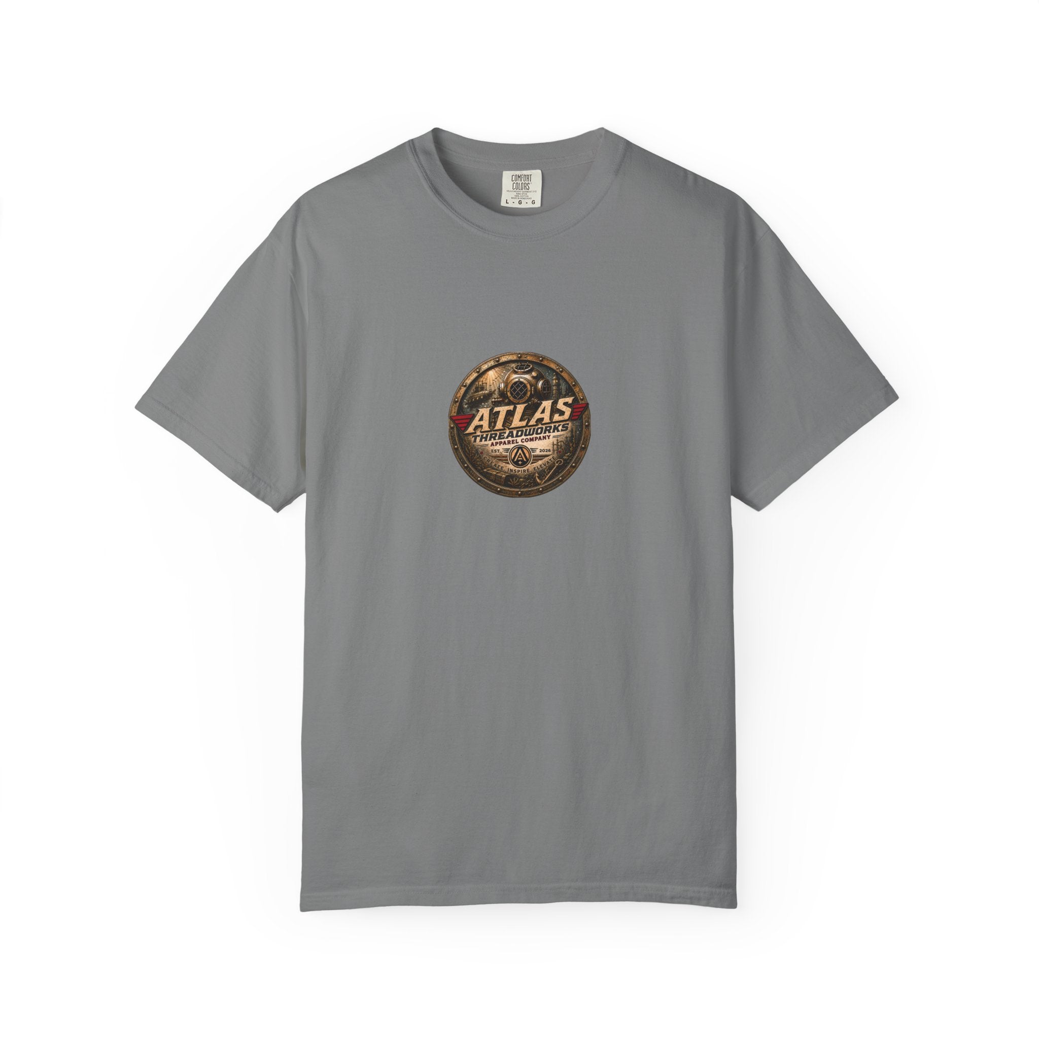 Atlas Threadworks Graphic T‑Shirt — Vintage Whale Logo Tee