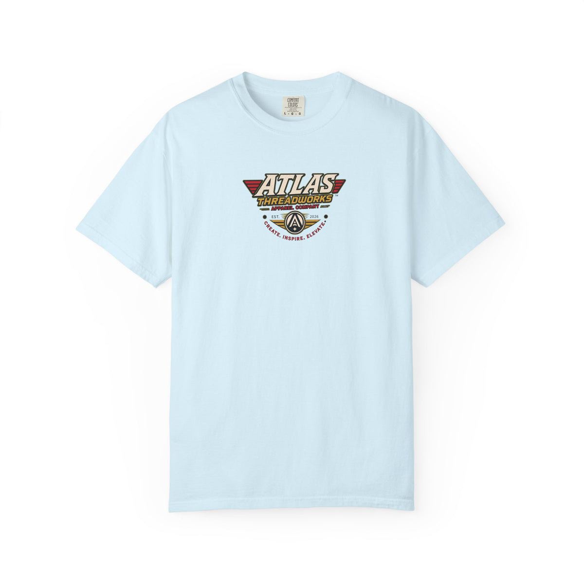 Atlas Threadworks Robot Logo T-Shirt — Vintage Retro Graphic Tee