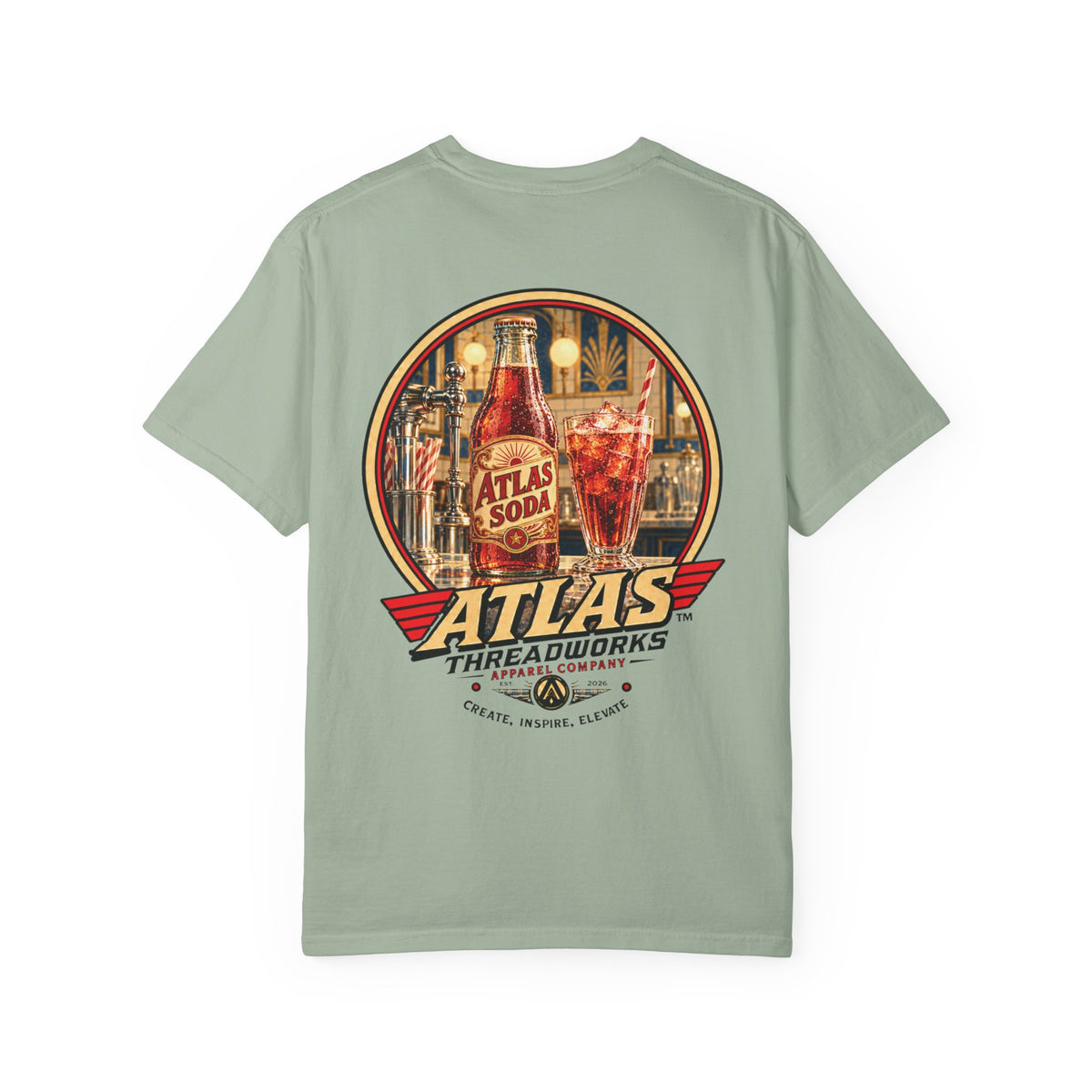 Atlas Soda Vintage Graphic T-Shirt