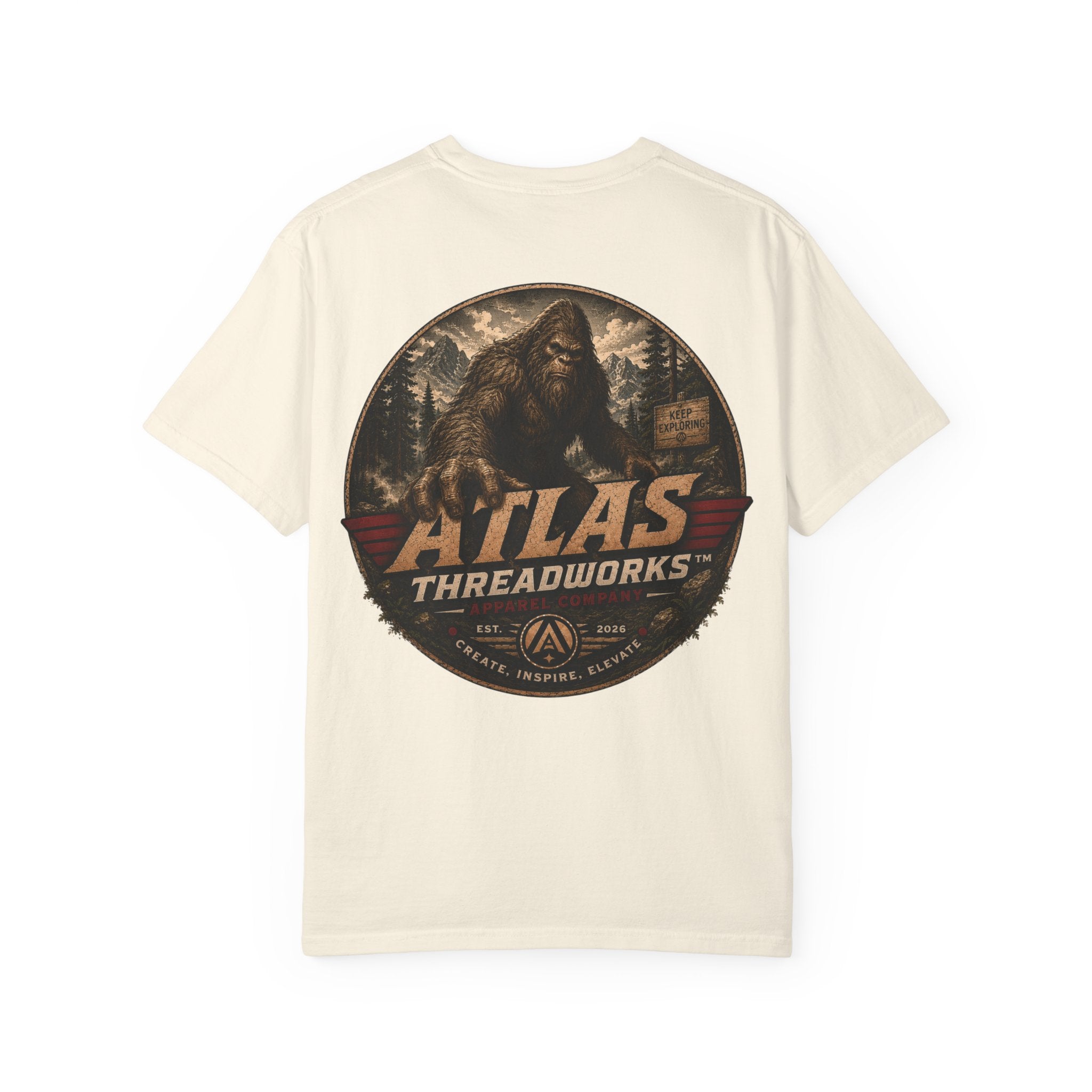 Atlas Threadworks Big Foot Logo T-Shirt — Vintage Outdoor Graphic Tee