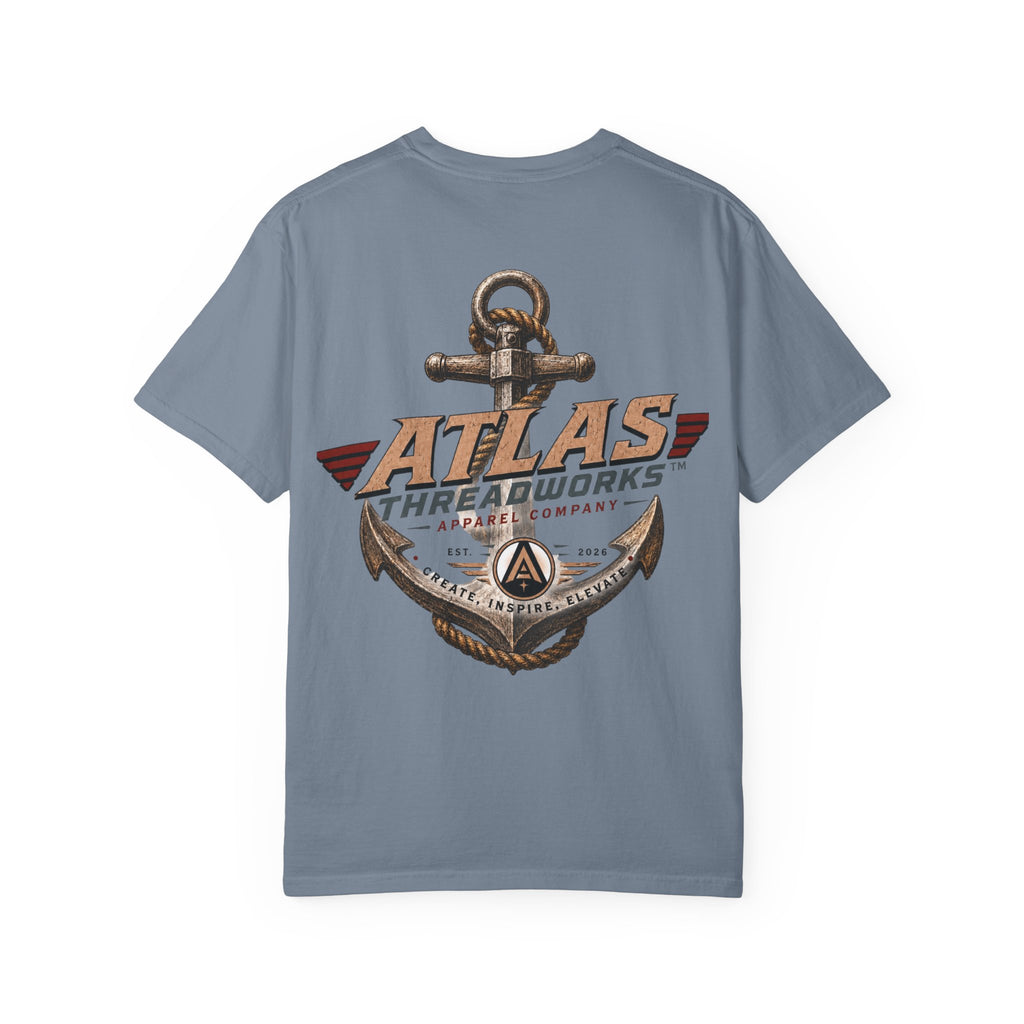 Atlas Threadworks Anchor T‑Shirt — Vintage Nautical Graphic Tee