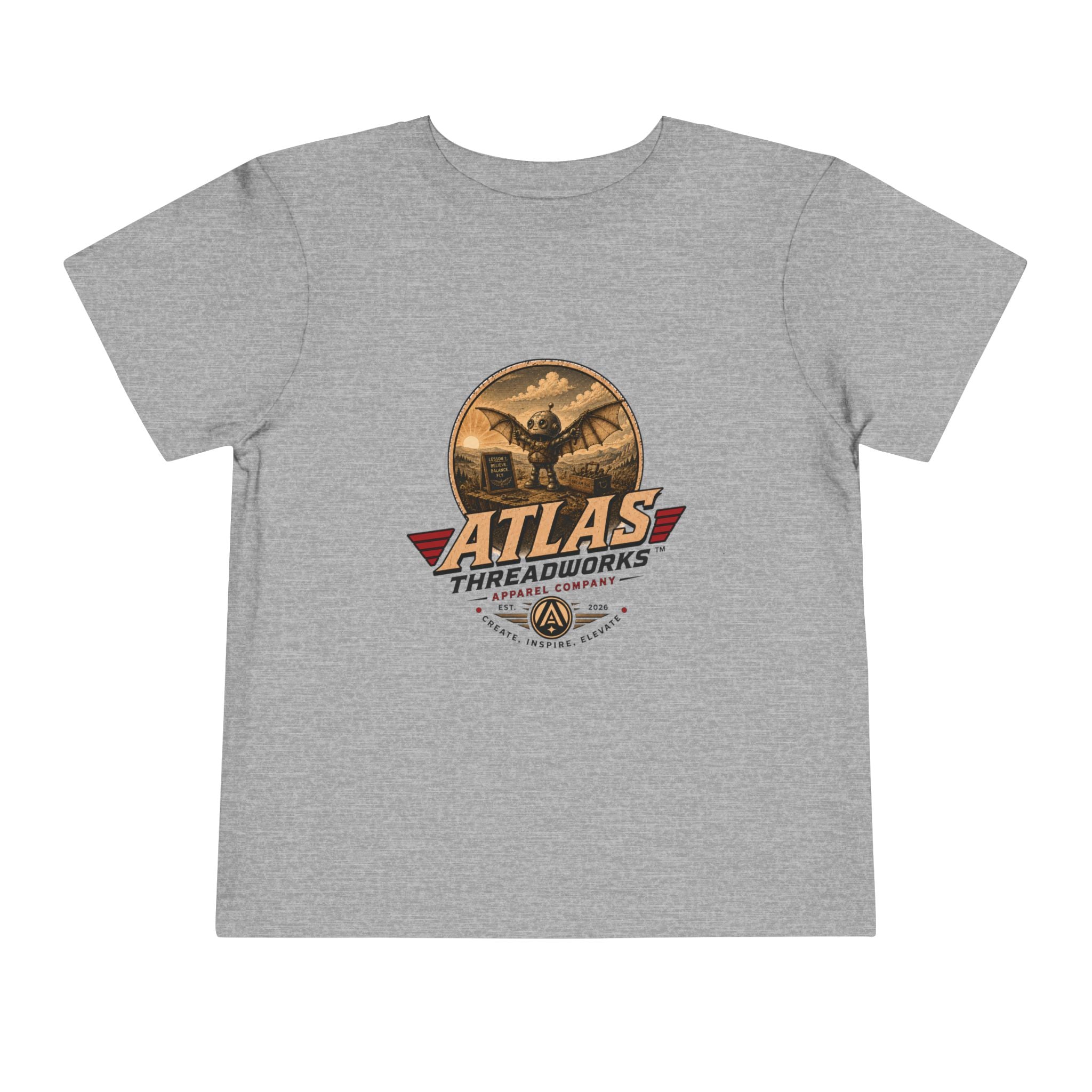 Atlas Threadworks Toddler Tee — Vintage Aviation Logo Shirt