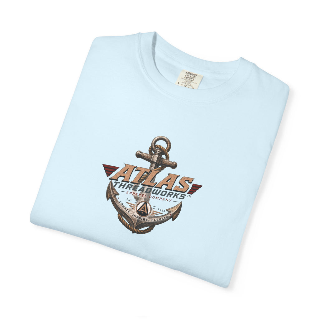 Atlas Threadworks Anchor & Ship T-Shirt — Nautical Vintage Graphic Tee