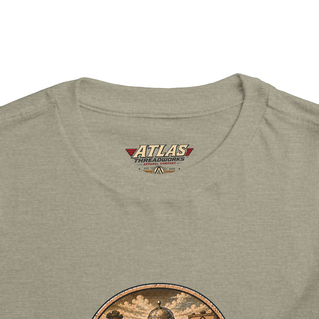 Toddler Tee — Atlas Threadworks Vintage Learning to Drive Logo Kids Shirt