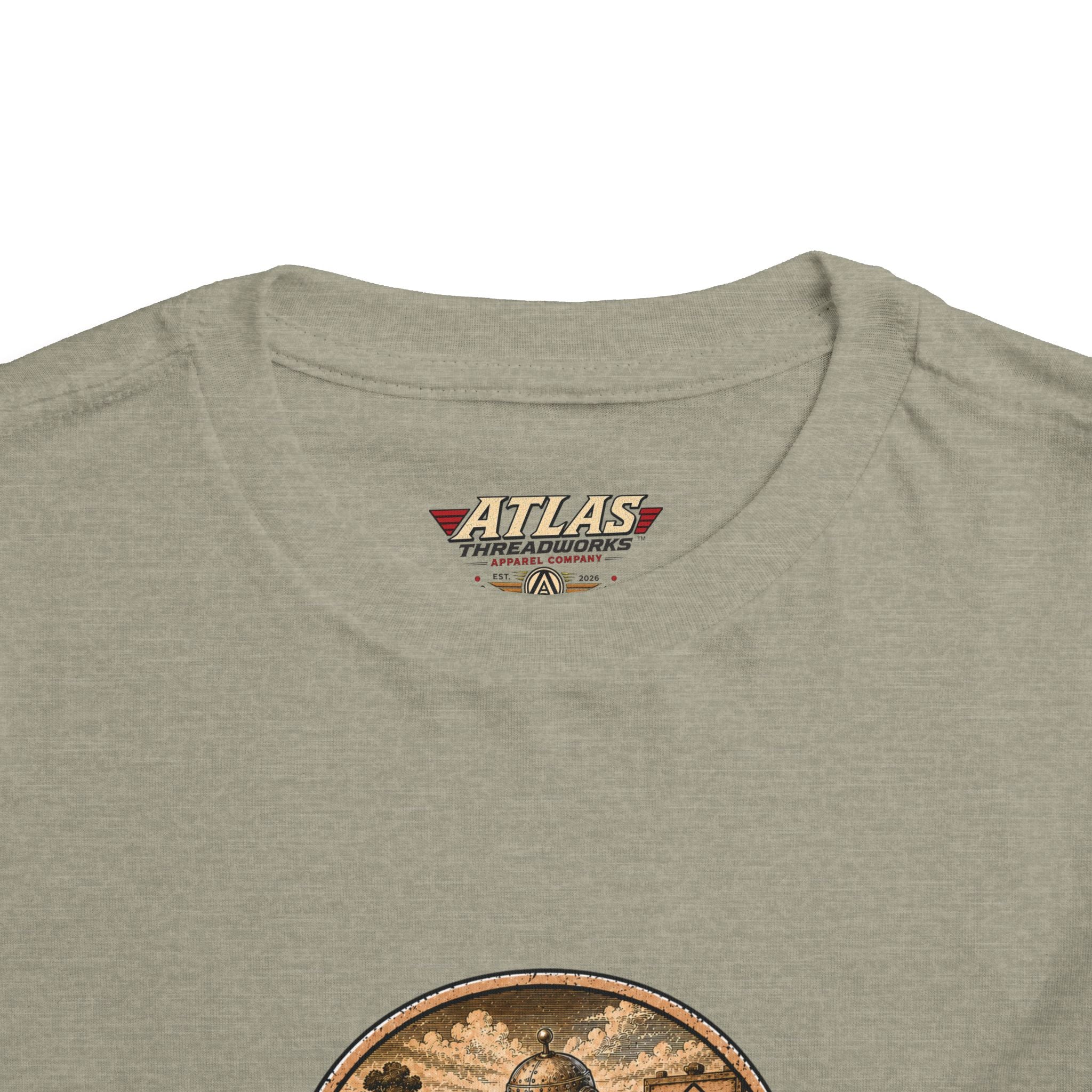 Toddler Tee — Atlas Threadworks Vintage Learning to Drive Logo Kids Shirt