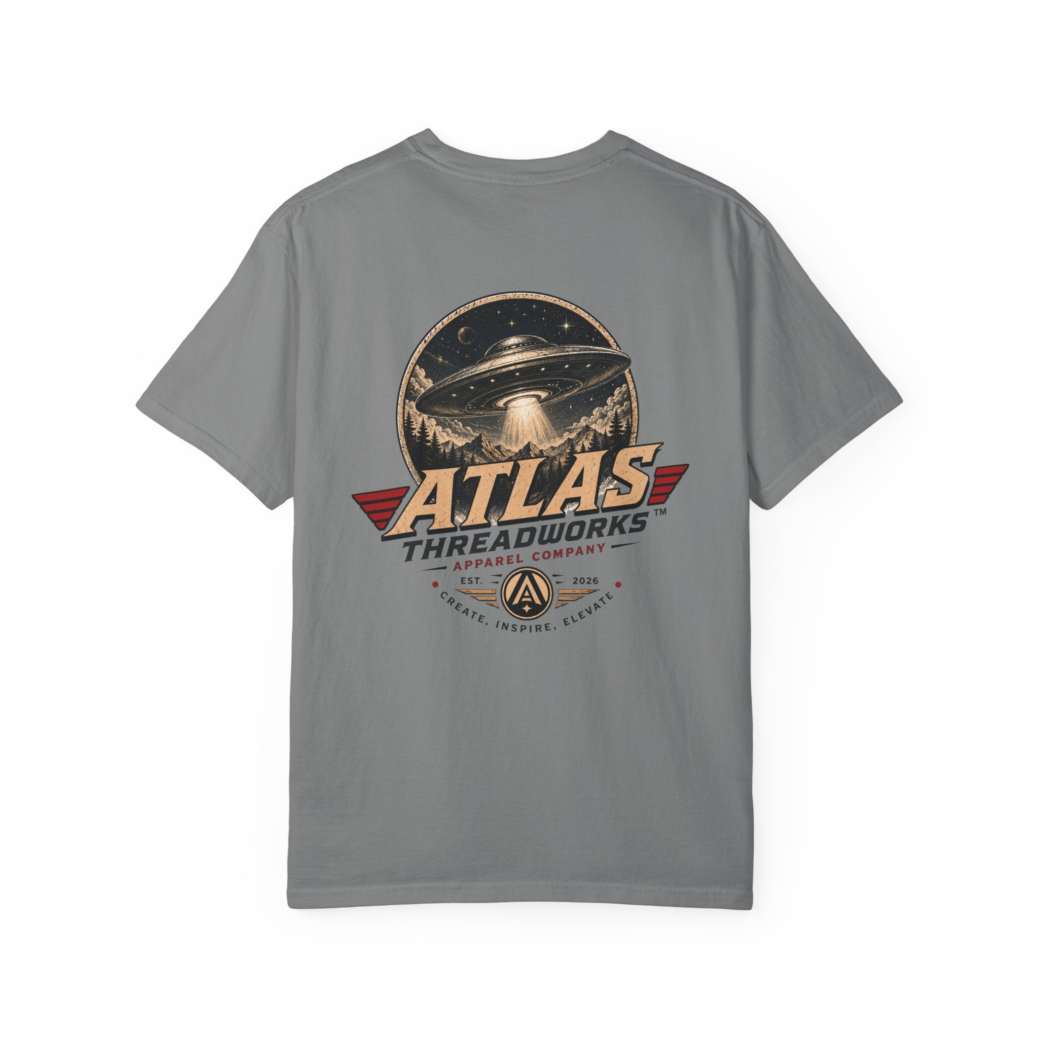 T-Shirt — Atlas Threadworks Vintage UFO Graphic Tee