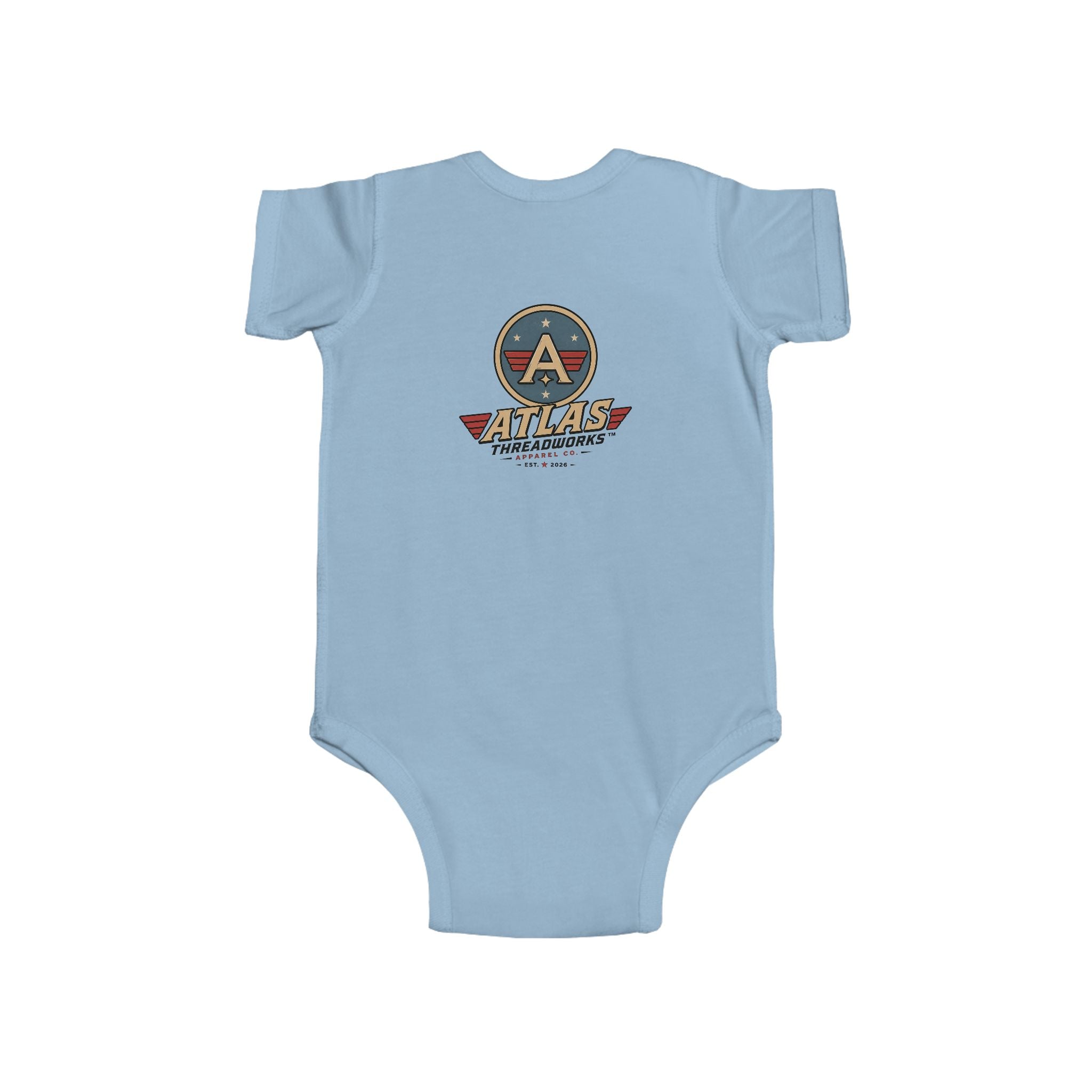 Atlas Threadworks Retro Pilot Infant Bodysuit - Vintage Aviation Baby Onesie