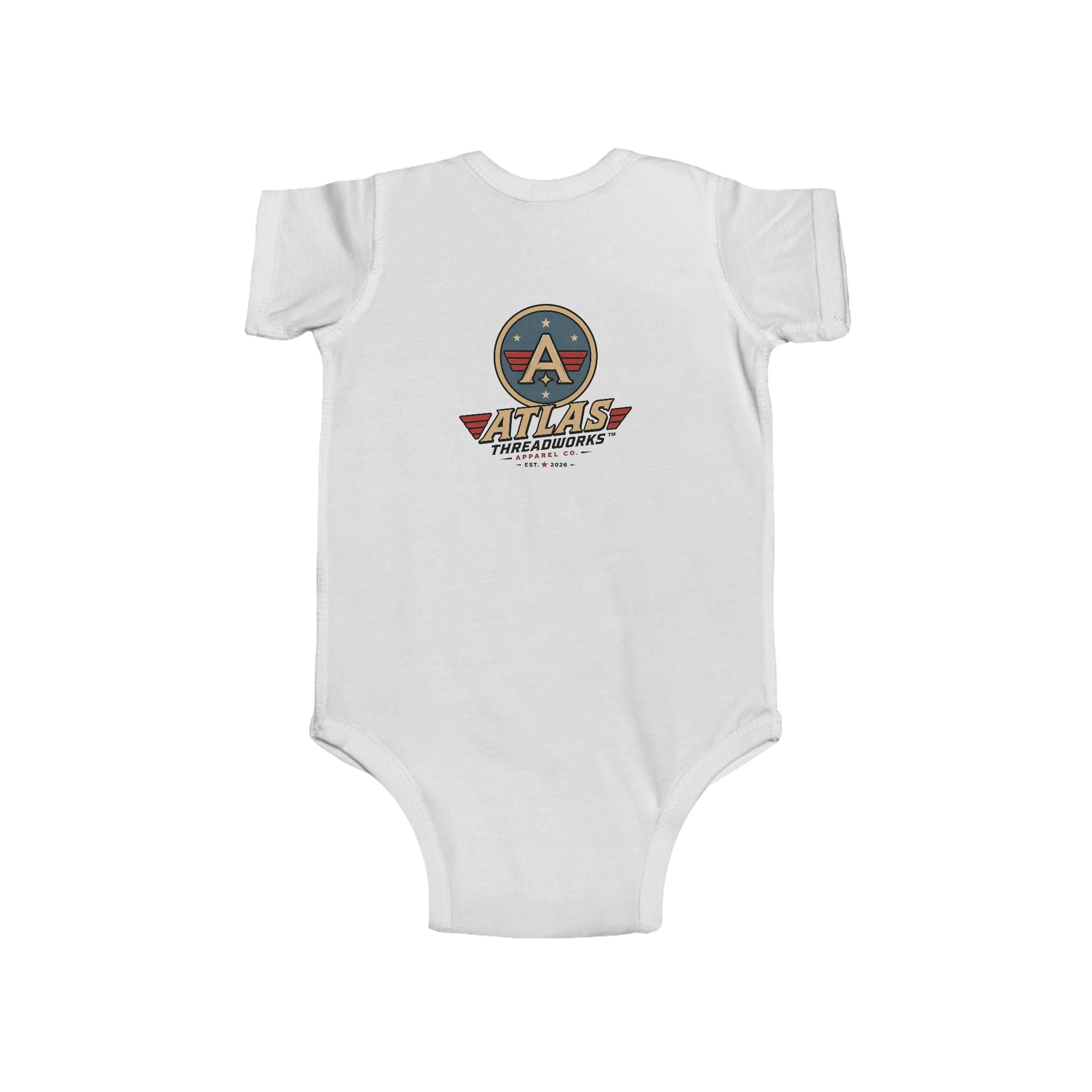 Atlas Threadworks Retro Pilot Infant Bodysuit - Vintage Aviation Baby Onesie