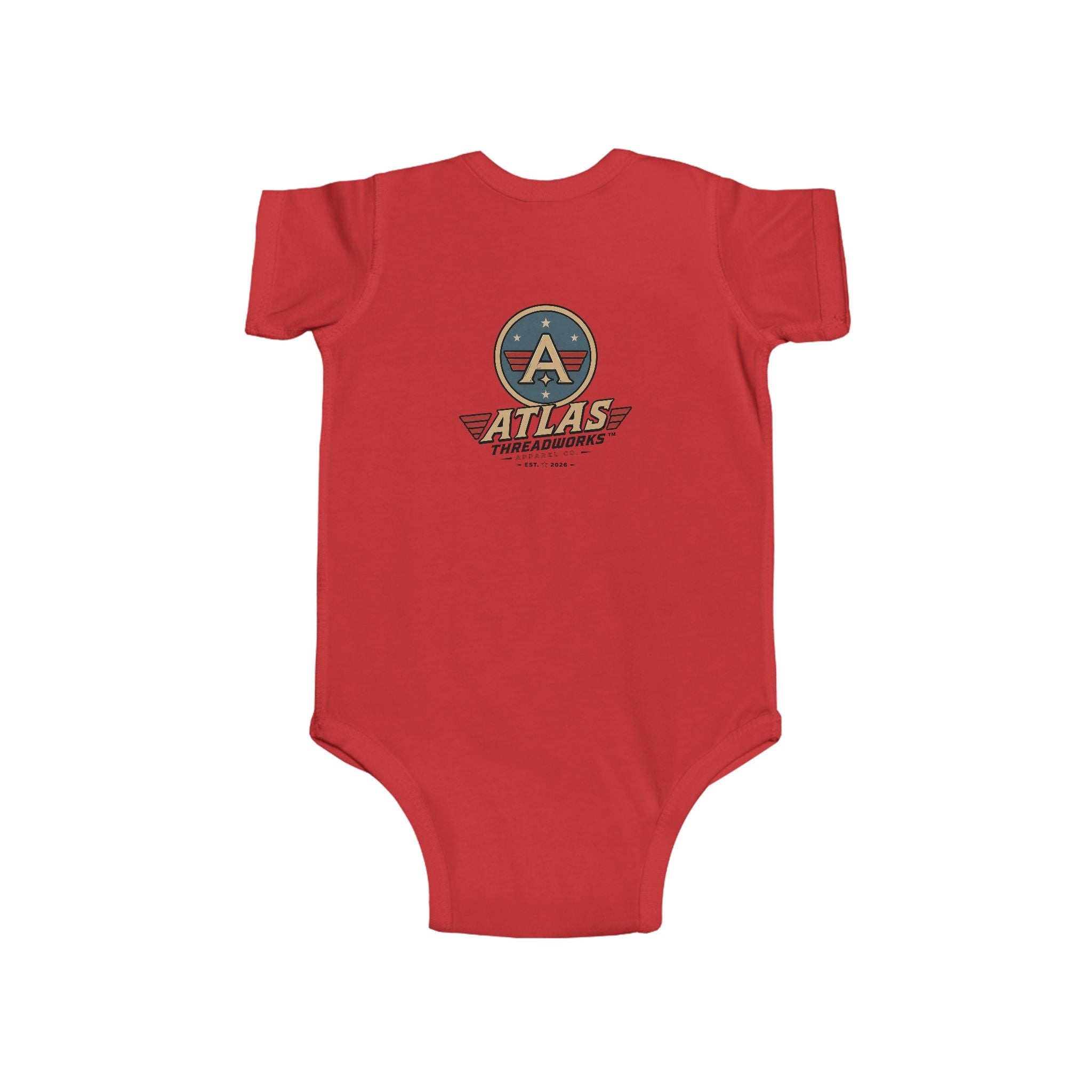 Atlas Threadworks Retro Pilot Infant Bodysuit - Vintage Aviation Baby Onesie