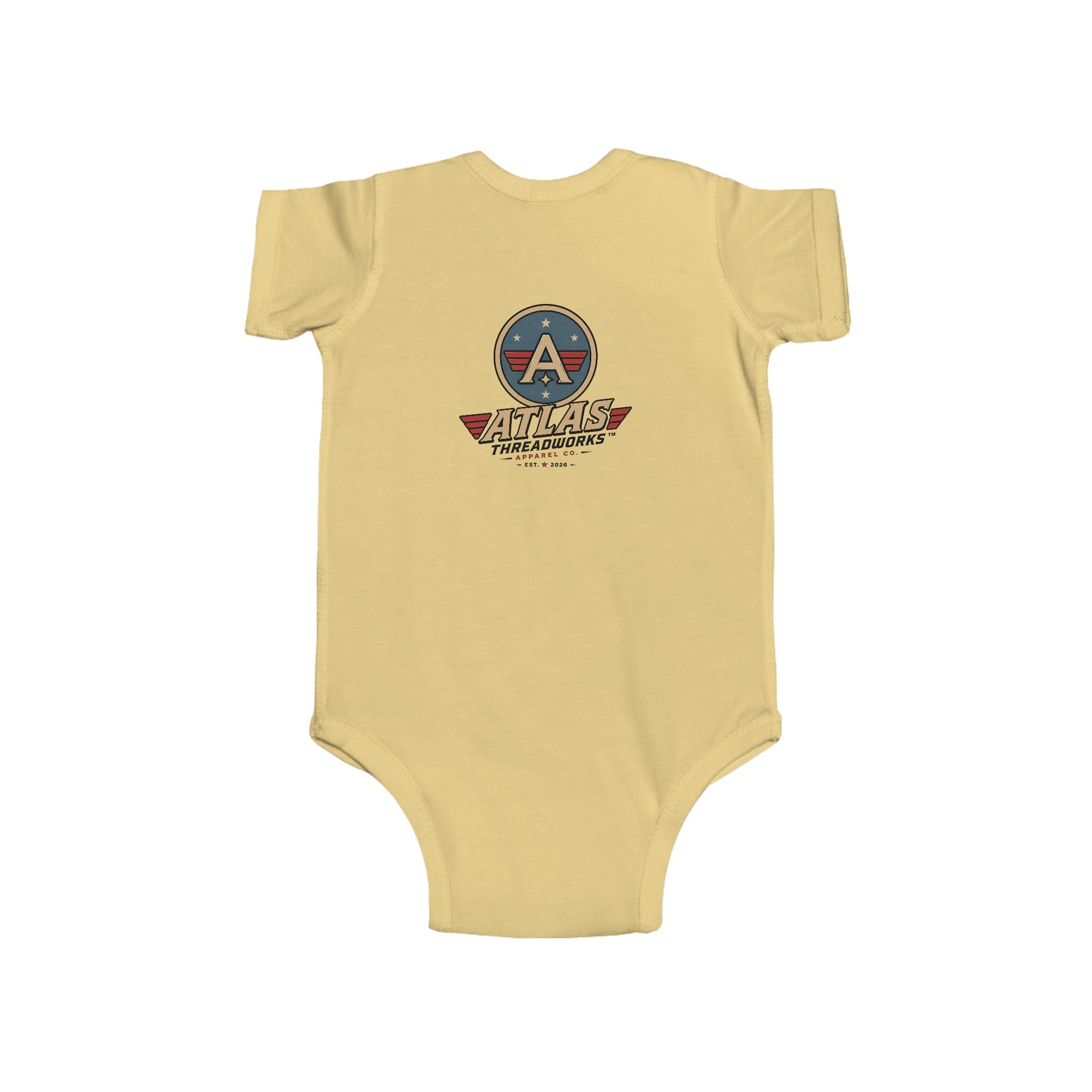 Atlas Threadworks Retro Pilot Infant Bodysuit - Vintage Aviation Baby Onesie
