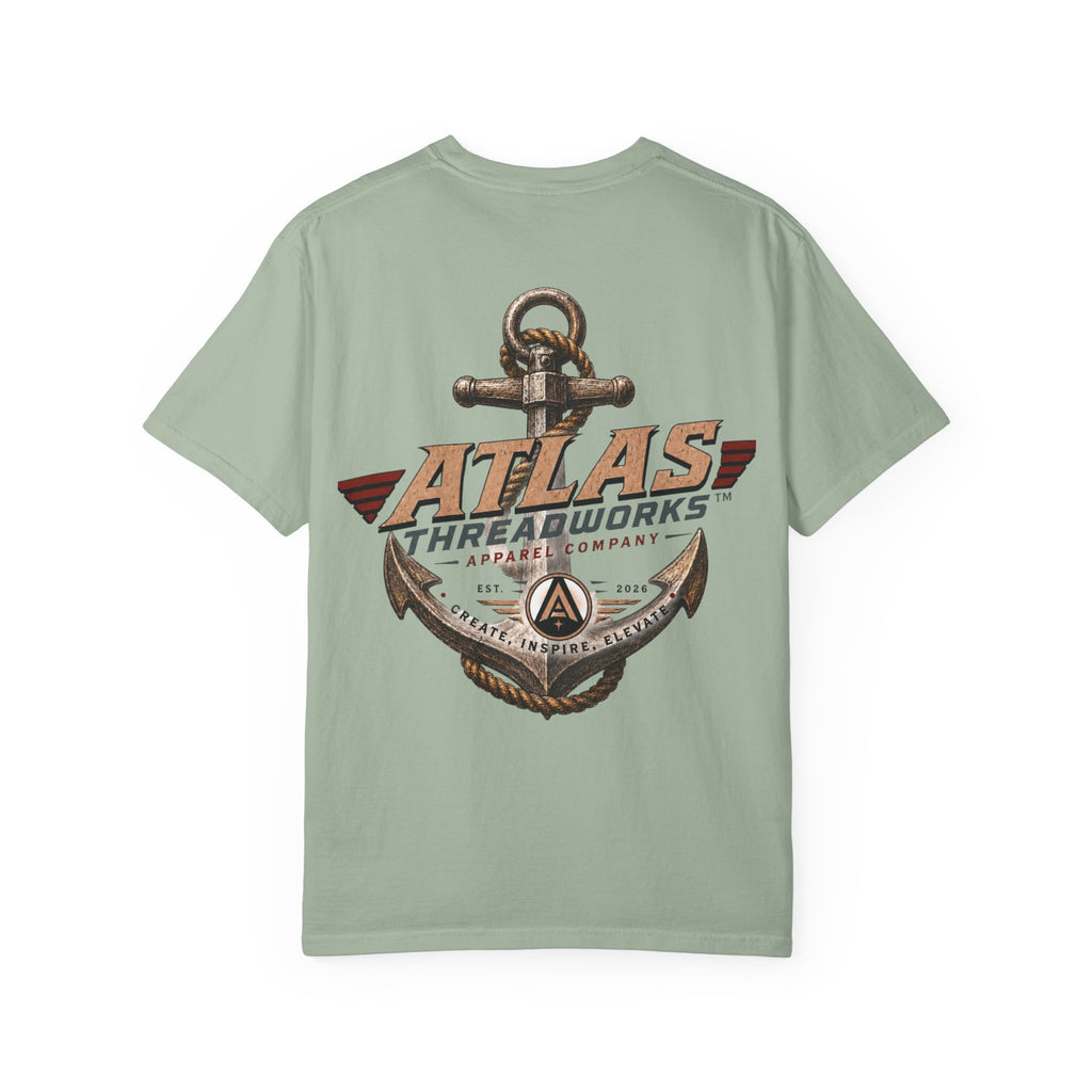 Atlas Threadworks Anchor T‑Shirt — Vintage Nautical Graphic Tee