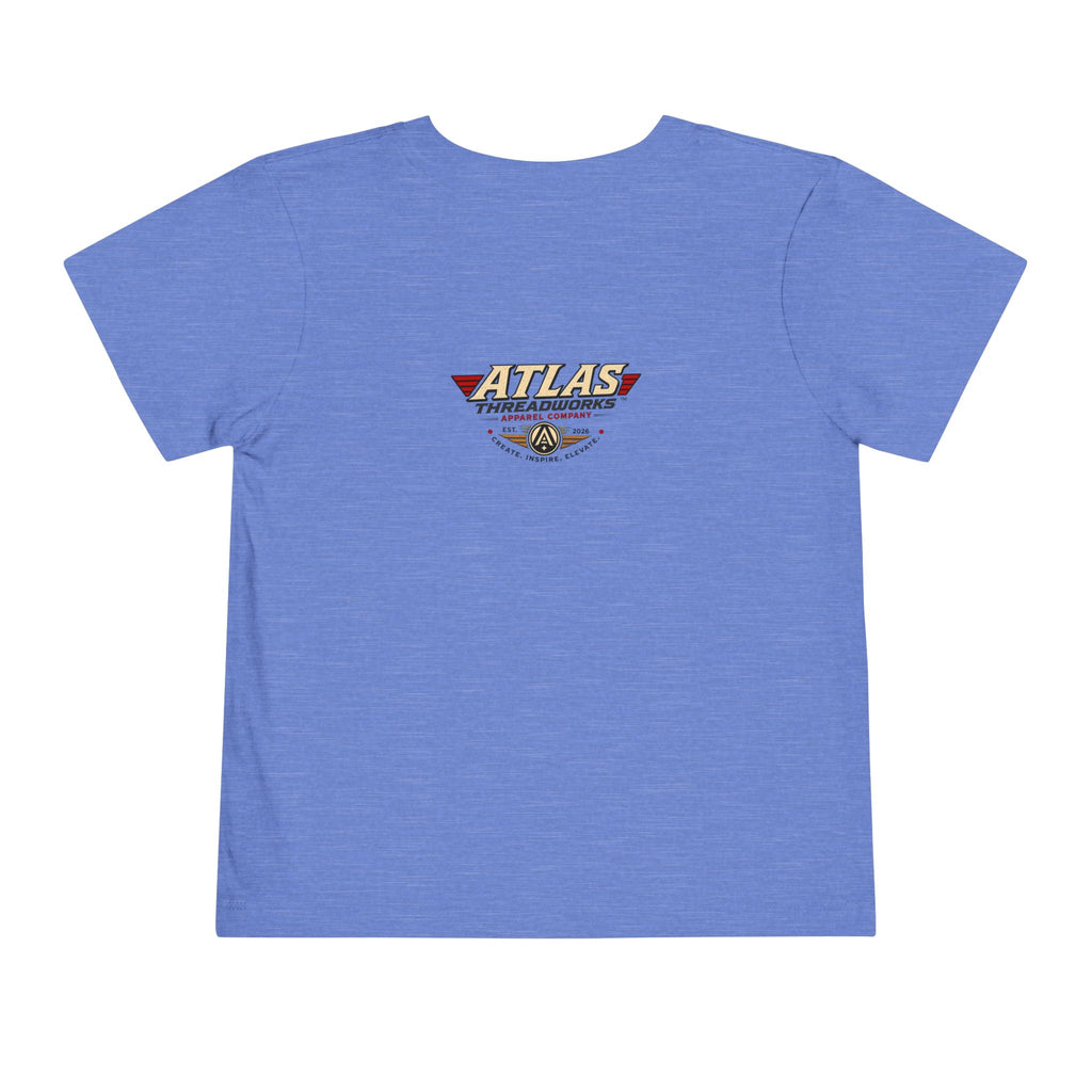 Atlas Threadworks Toddler Tee – Vintage Train Set Logo Kids Shirt