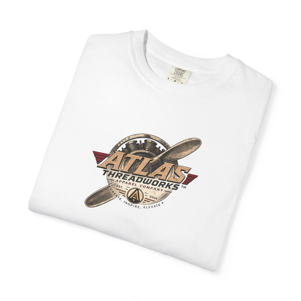 Atlas Threadworks Vintage Airplane T-Shirt — Retro Aviation Graphic Tee