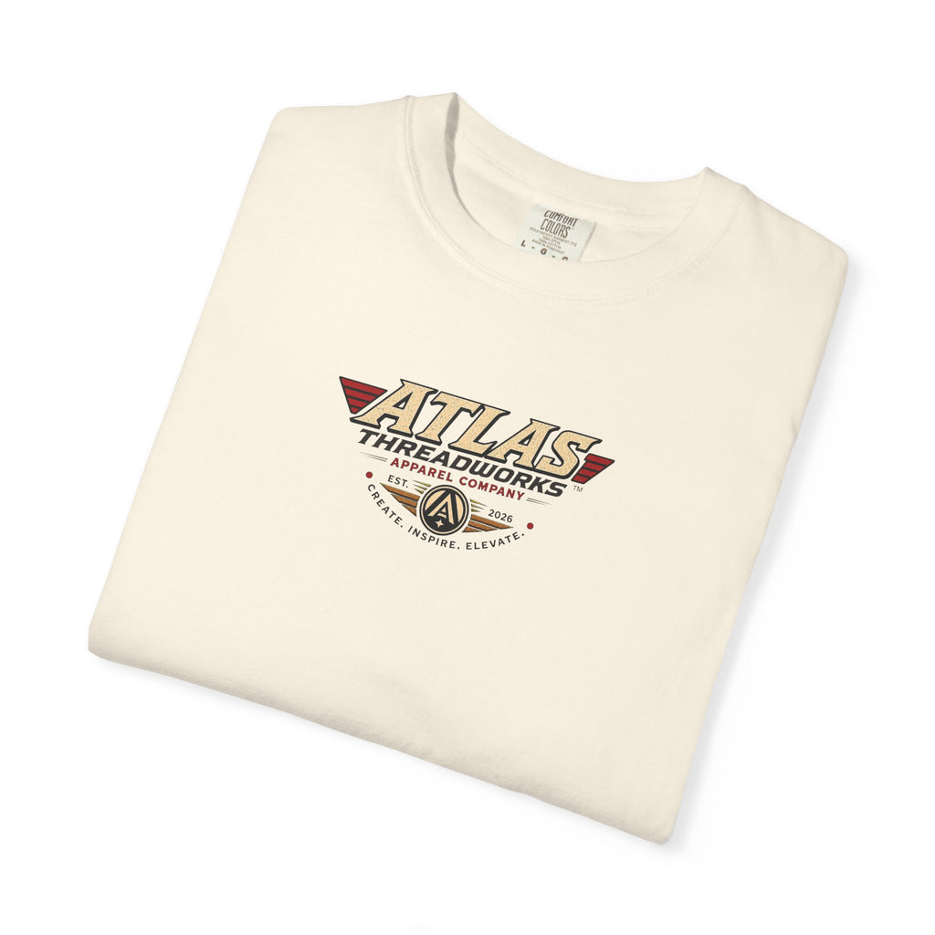 Atlas Threadworks Vintage Robot T‑Shirt — Retro Industrial Graphic Tee