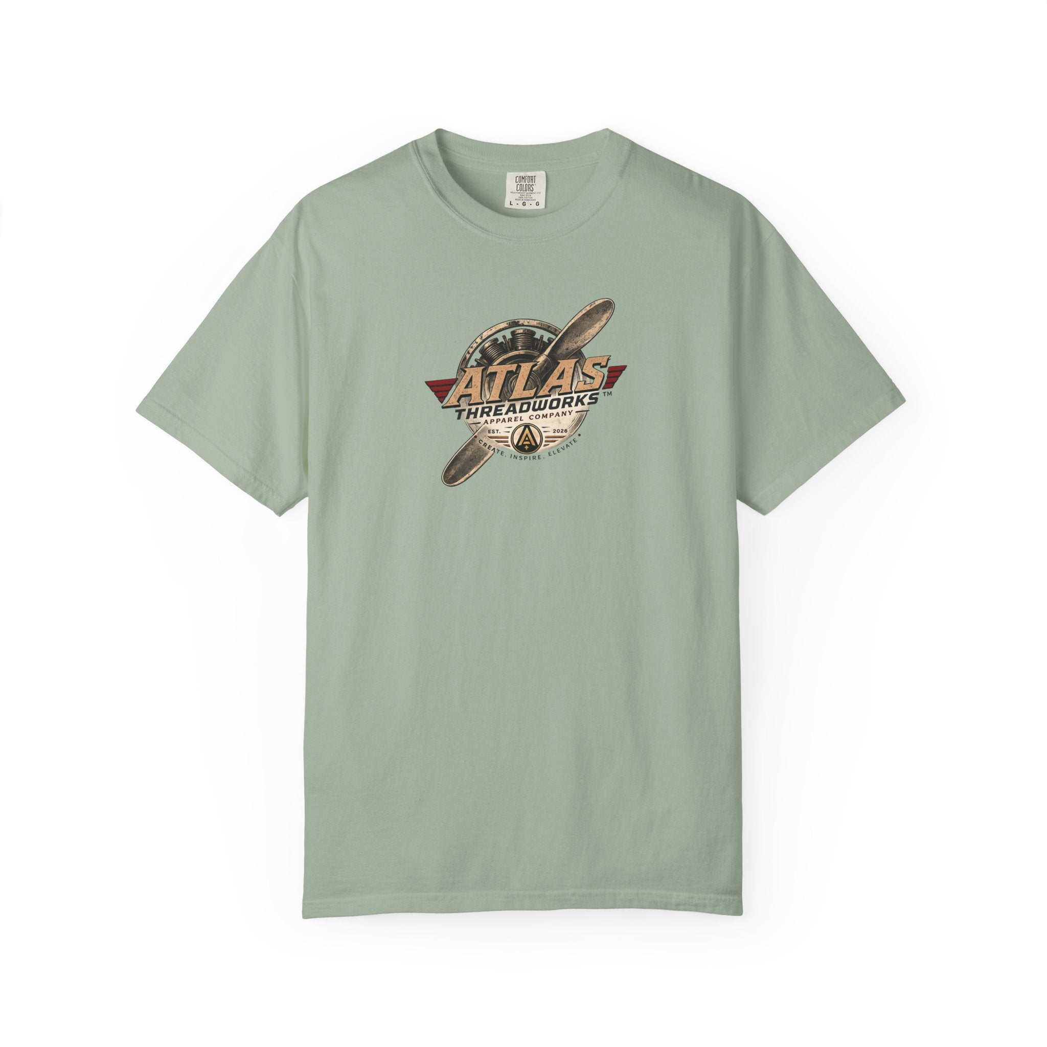 Atlas Threadworks Aviation T-Shirt — Vintage Airplane Logo Tee