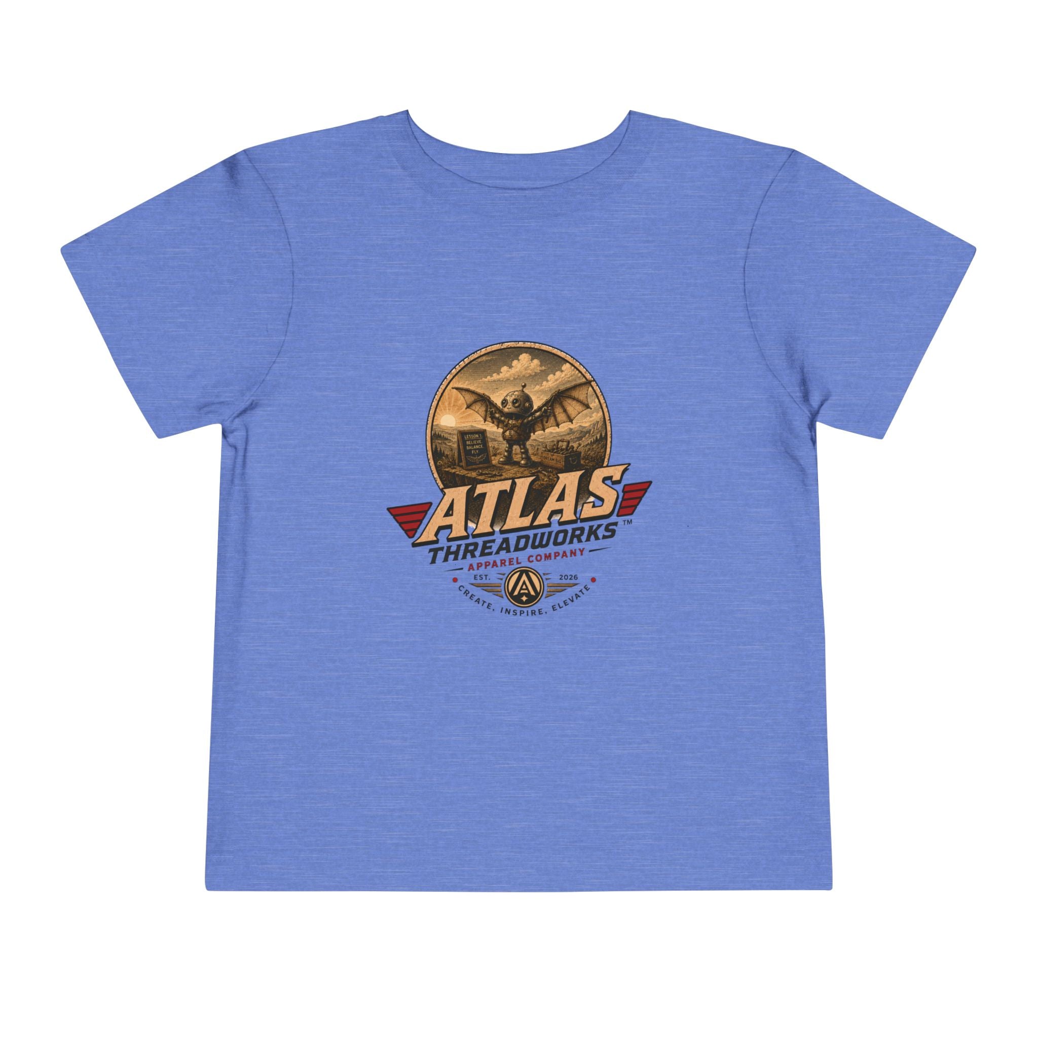 Atlas Threadworks Toddler Tee — Vintage Aviation Logo Shirt
