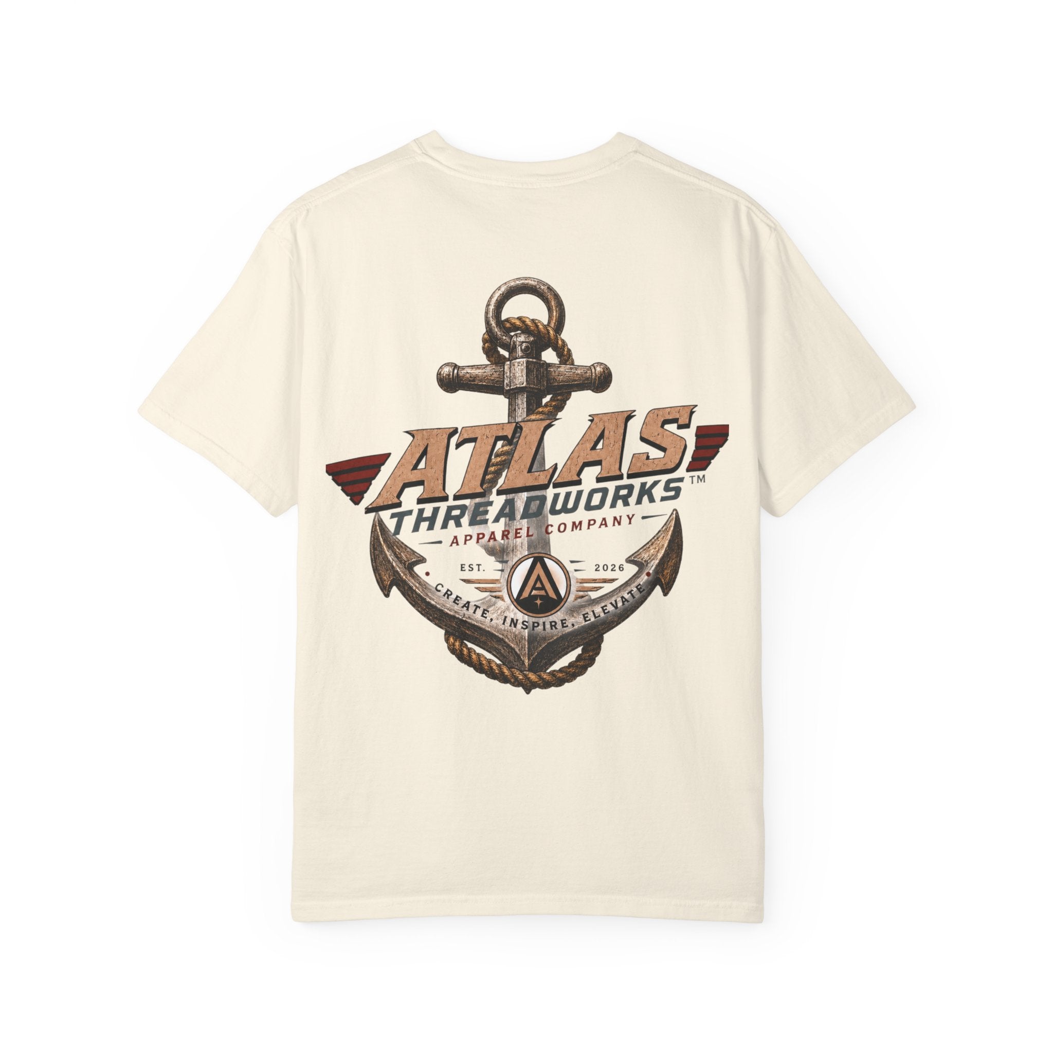 Atlas Threadworks Anchor T‑Shirt — Vintage Nautical Graphic Tee