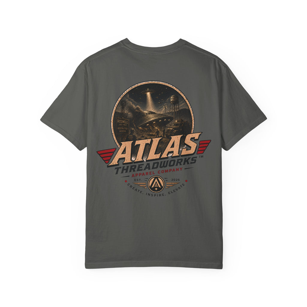 Atlas Threadworks Graphic T-Shirt — Vintage Area 51 UFO Crash