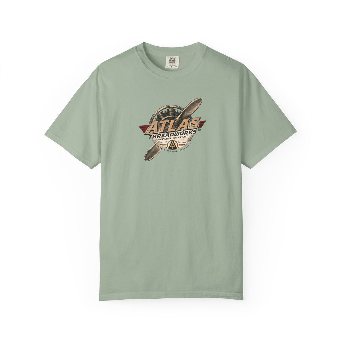 Atlas Threadworks Vintage Airplane T-Shirt — Retro Aviation Graphic Tee